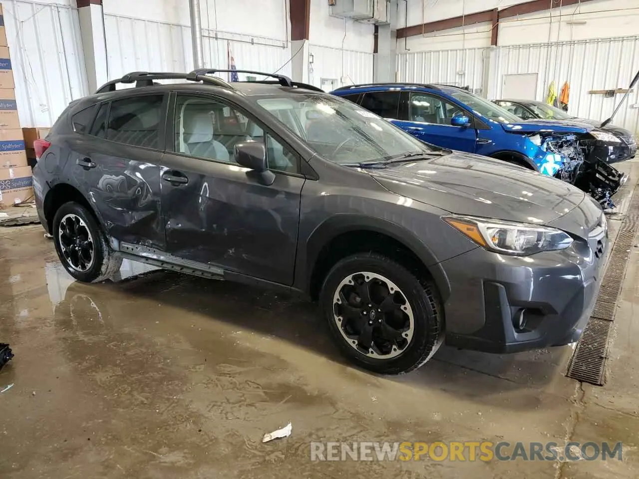 4 fotografías del automóvil dañado JF2GTAPC1PH245494 SUBARU CROSSTREK 2023