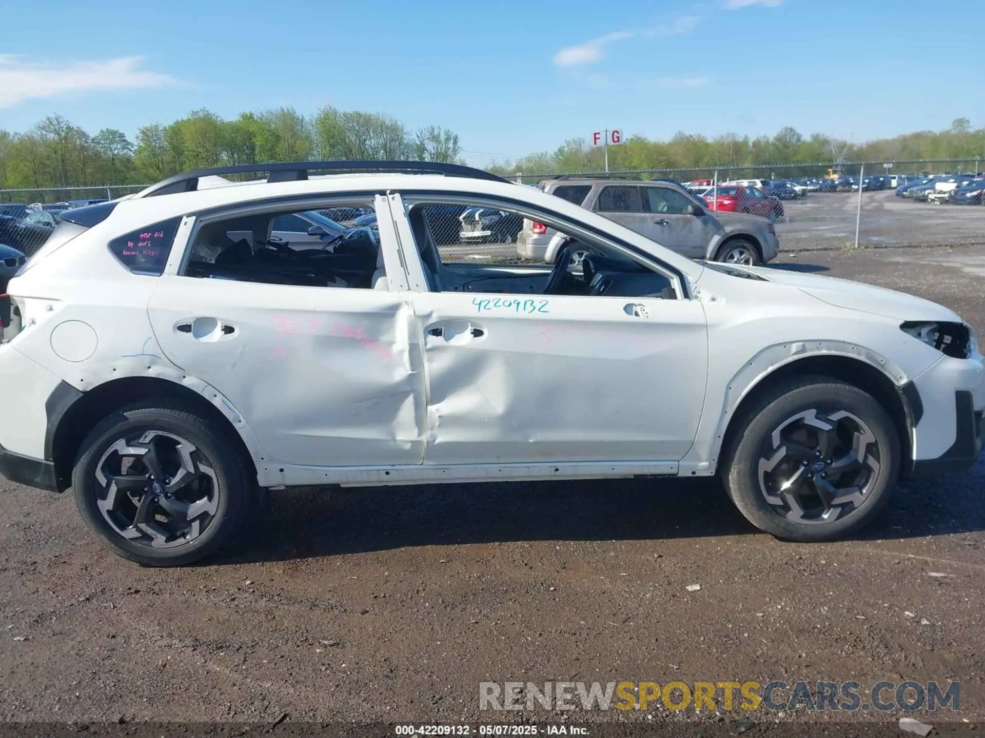 14 fotografías del automóvil dañado JF2GTHMC1PH272563 SUBARU CROSSTREK 2023