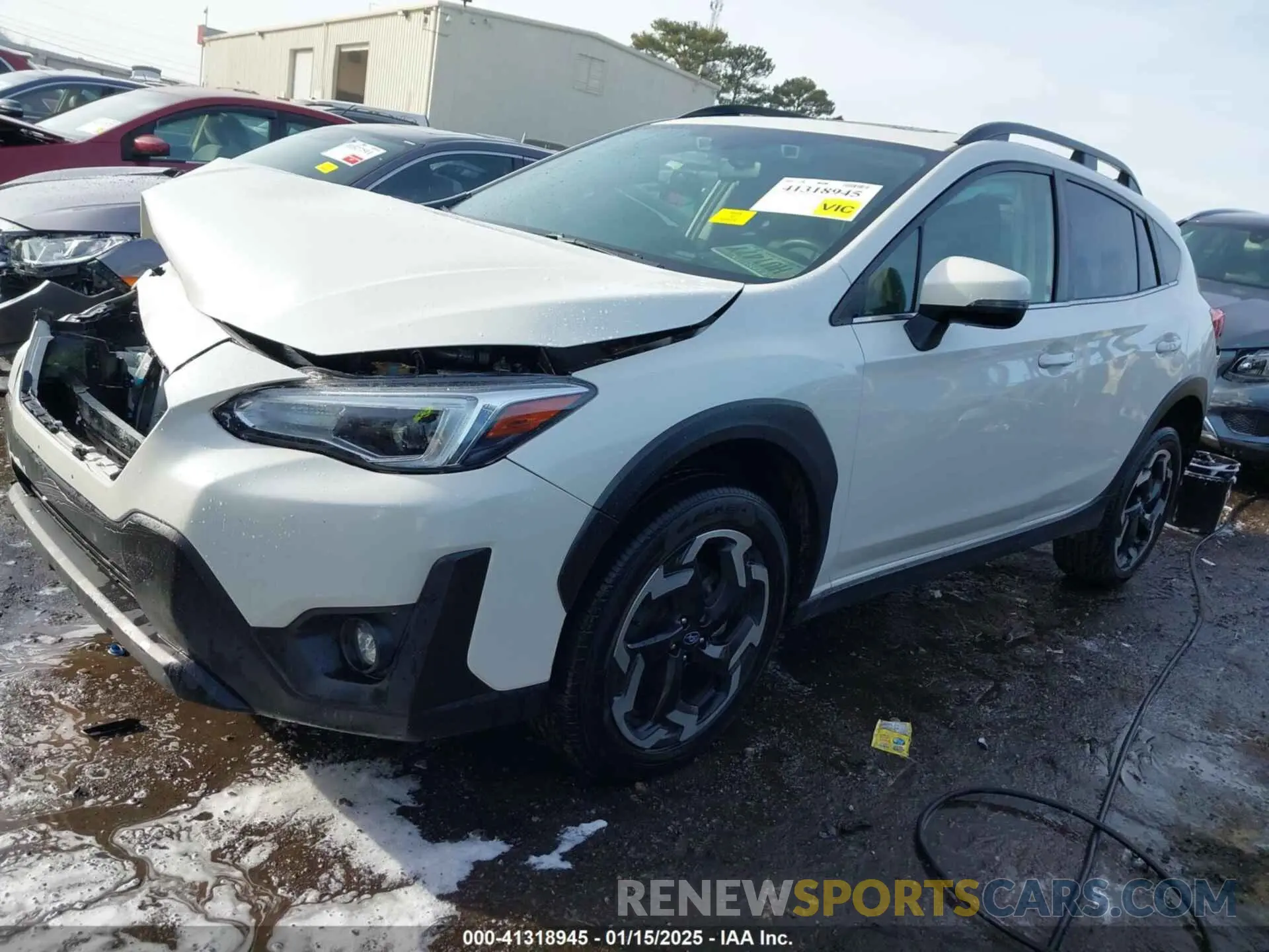 2 fotografías del automóvil dañado JF2GTHMC4PH284058 SUBARU CROSSTREK 2023