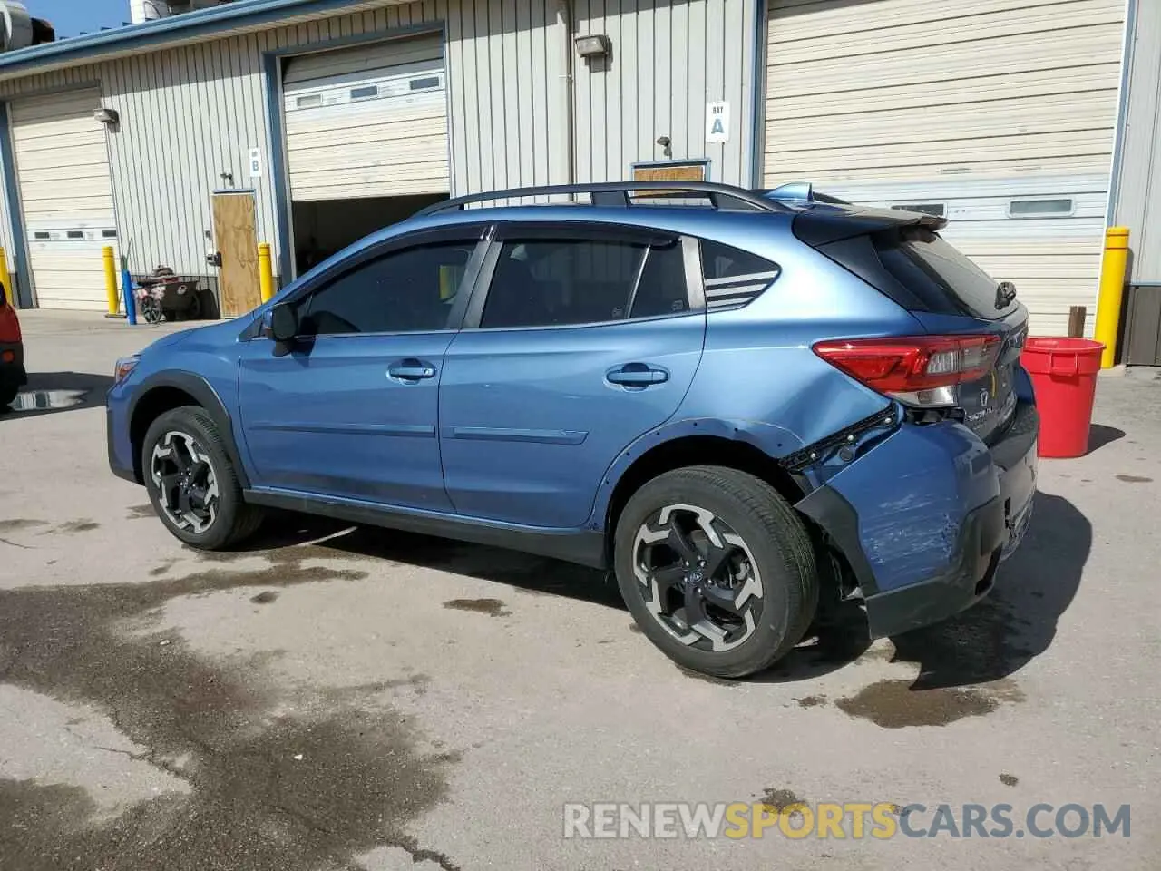 2 fotografías del automóvil dañado JF2GTHMC7PH218507 SUBARU CROSSTREK 2023