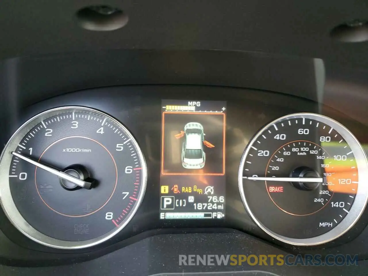 9 fotografías del automóvil dañado JF2GTHMC7PH308434 SUBARU CROSSTREK 2023