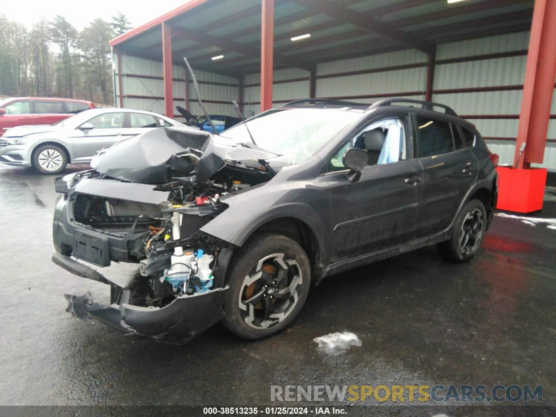 2 fotografías del automóvil dañado JF2GTHNC1PH255177 SUBARU CROSSTREK 2023