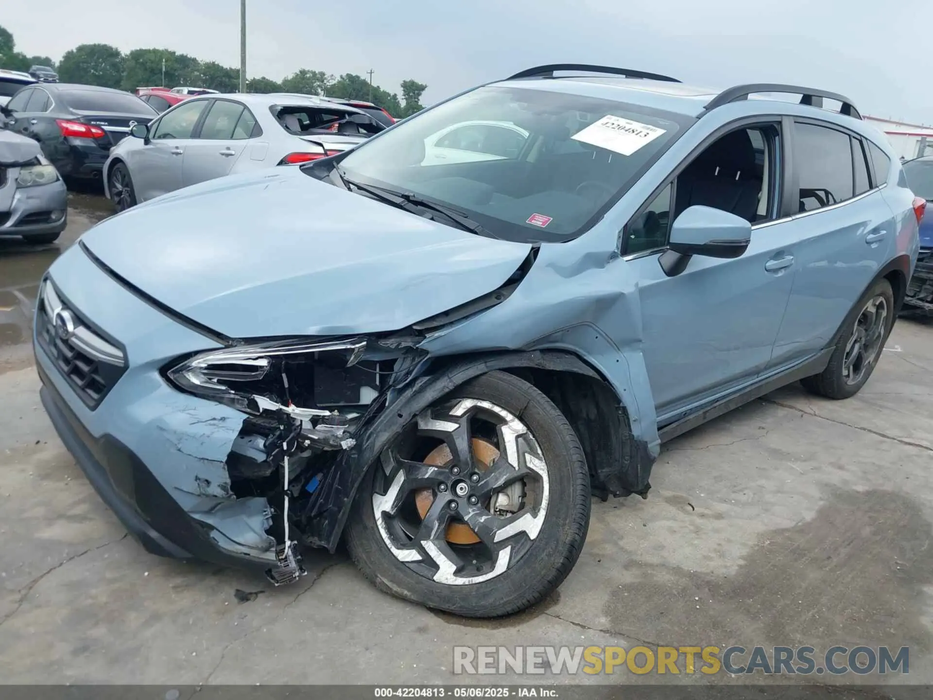 2 fotografías del automóvil dañado JF2GTHNC2PH233043 SUBARU CROSSTREK 2023