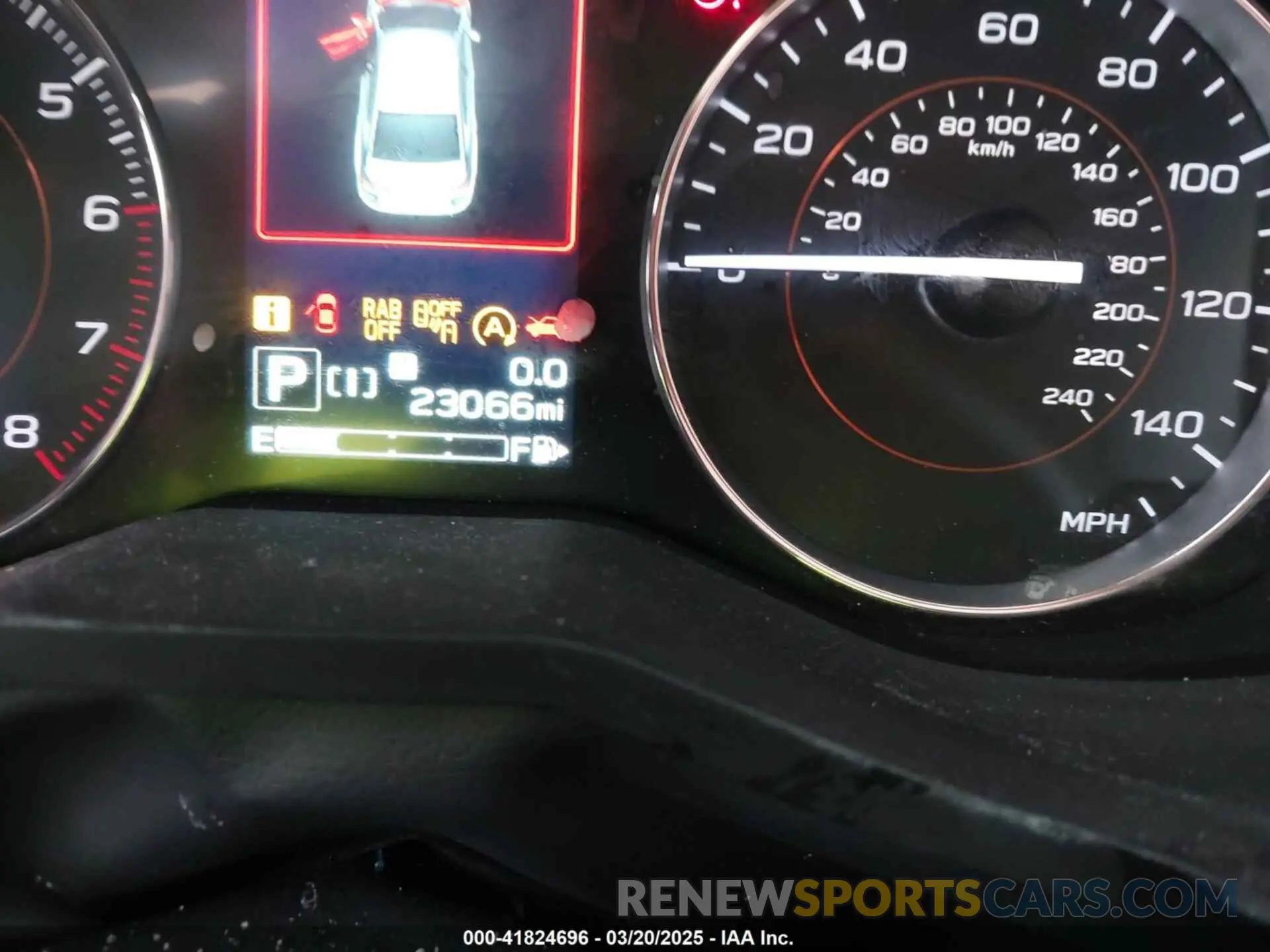 7 fotografías del automóvil dañado JF2GTHNCXPH315439 SUBARU CROSSTREK 2023