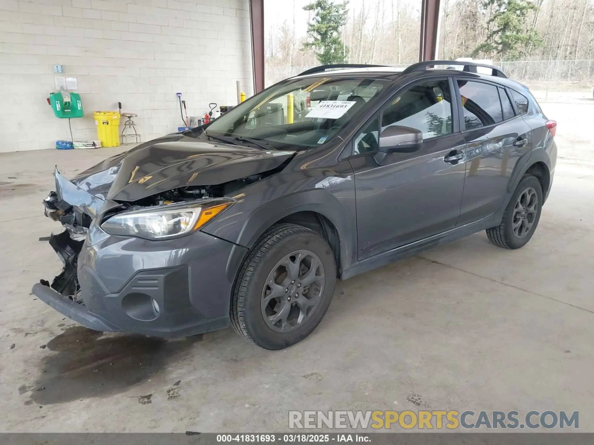 2 fotografías del automóvil dañado JF2GTHRC0PH318876 SUBARU CROSSTREK 2023