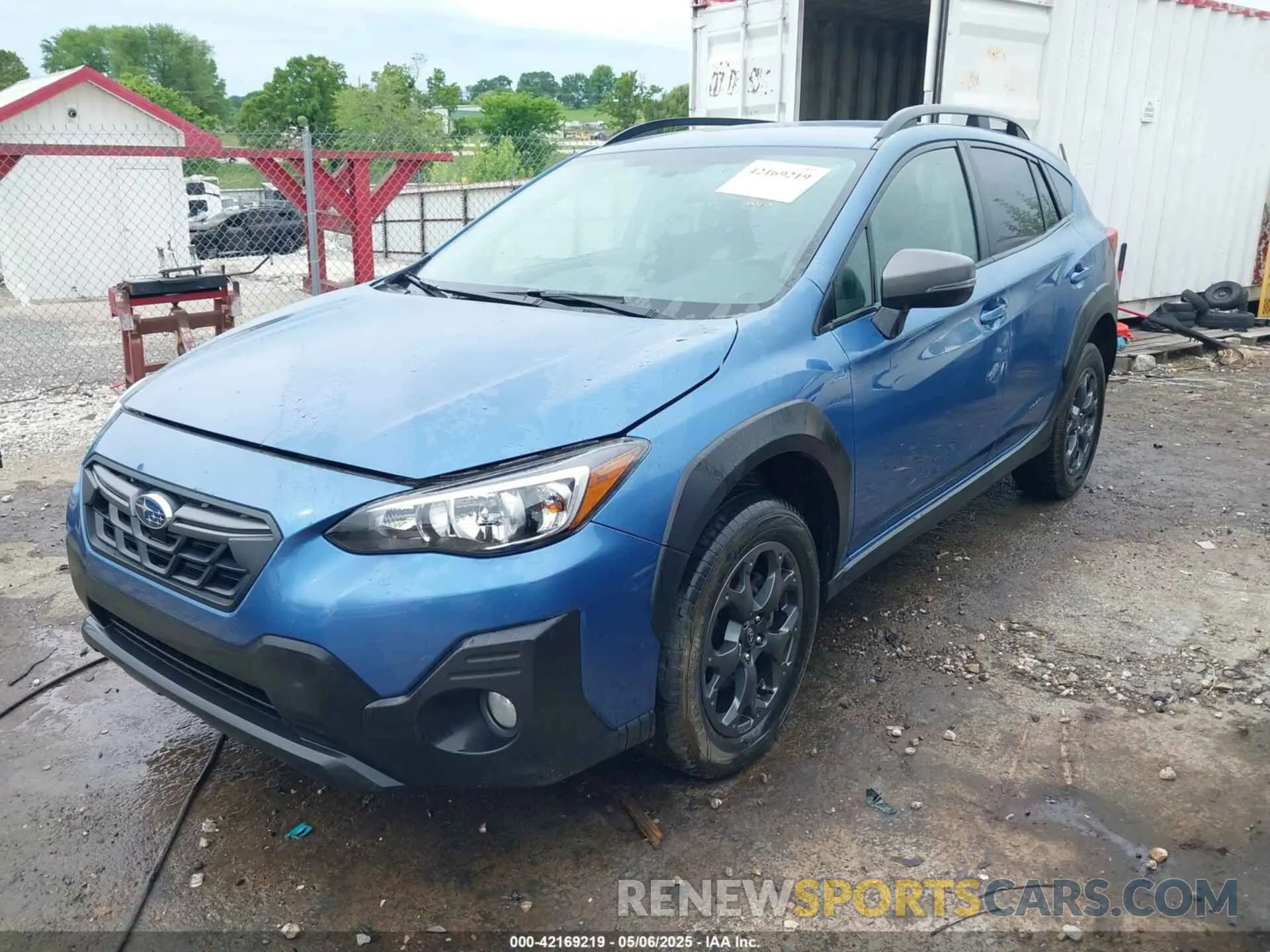 2 fotografías del automóvil dañado JF2GTHRC3PH201728 SUBARU CROSSTREK 2023
