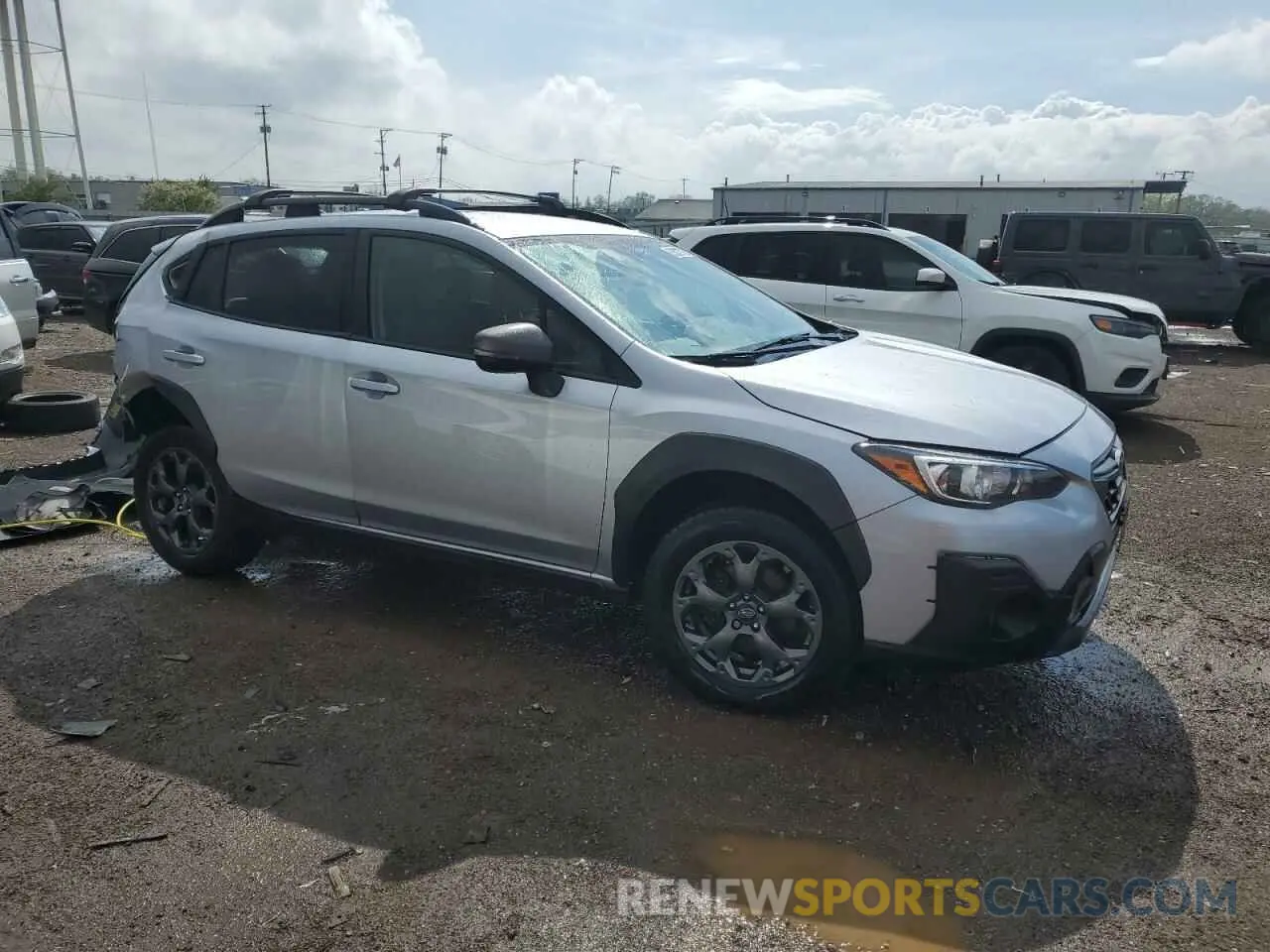 4 fotografías del automóvil dañado JF2GTHRC5PH245648 SUBARU CROSSTREK 2023