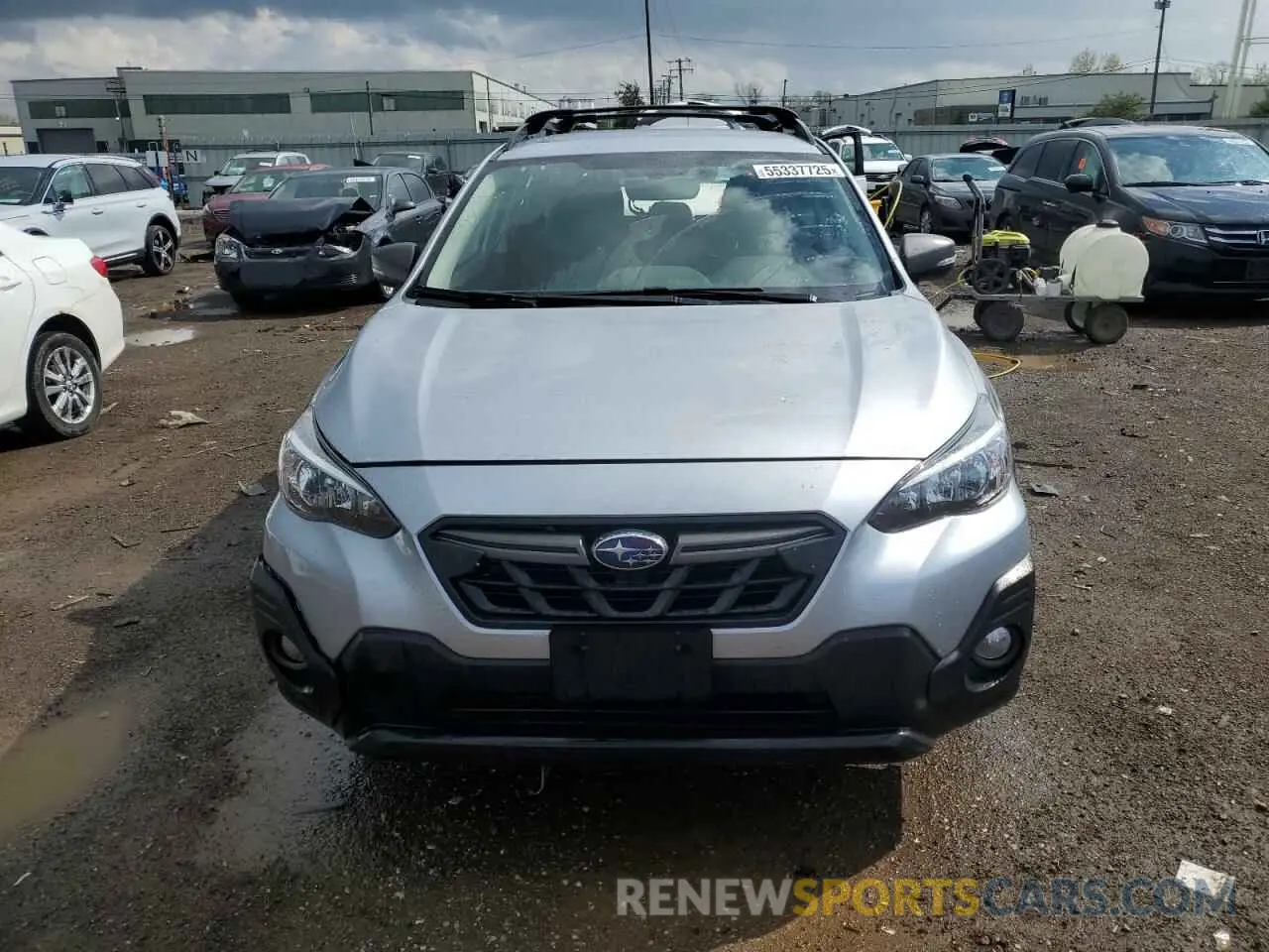 5 fotografías del automóvil dañado JF2GTHRC5PH245648 SUBARU CROSSTREK 2023
