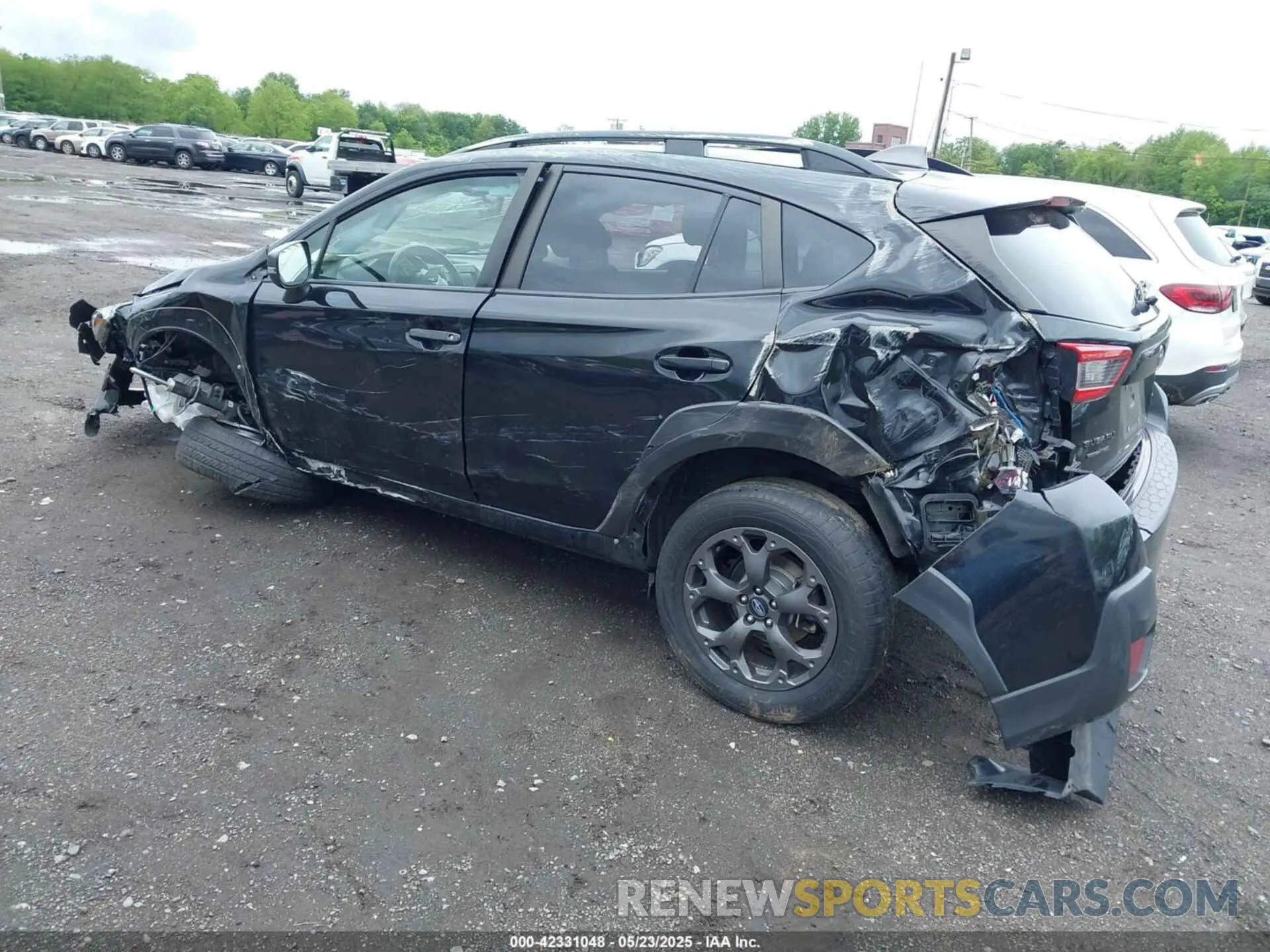 3 fotografías del automóvil dañado JF2GTHRC7PH229080 SUBARU CROSSTREK 2023