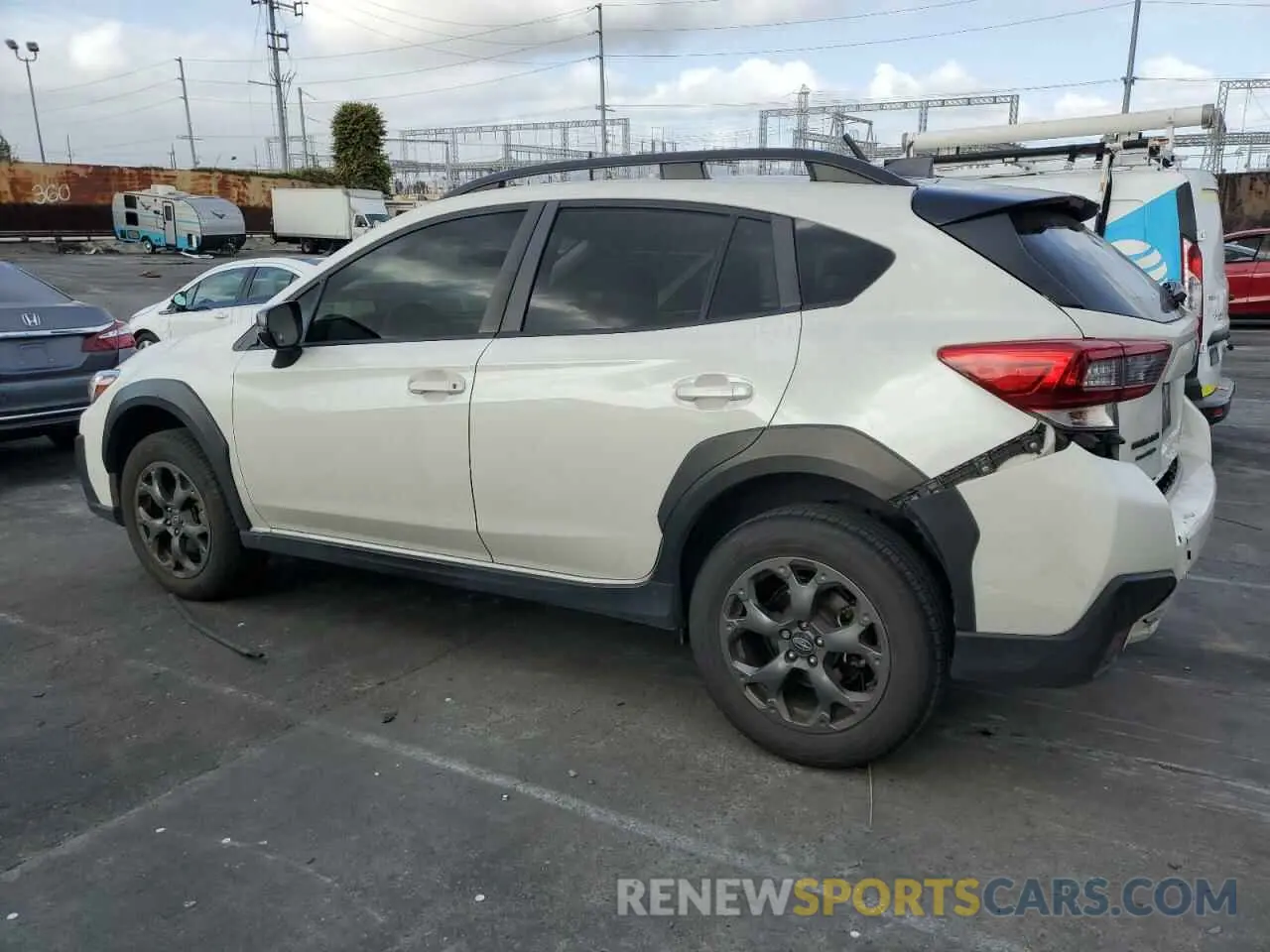 2 fotografías del automóvil dañado JF2GTHRC8PH311187 SUBARU CROSSTREK 2023