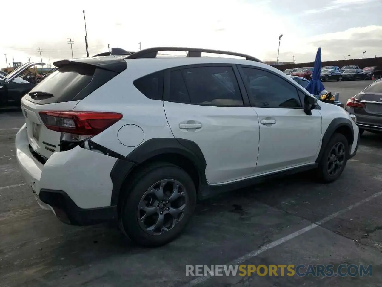 3 fotografías del automóvil dañado JF2GTHRC8PH311187 SUBARU CROSSTREK 2023