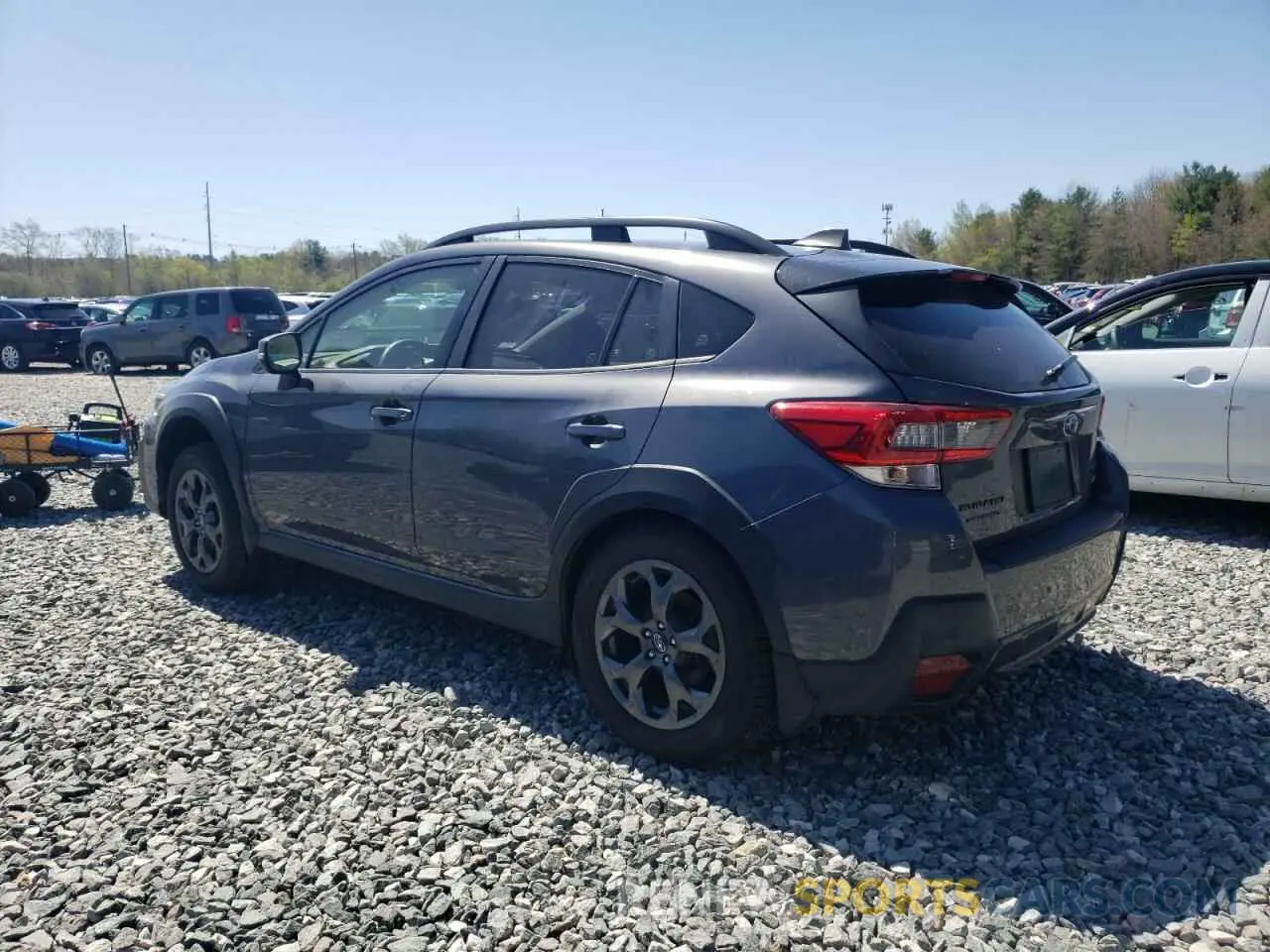 2 fotografías del automóvil dañado JF2GTHSC0PH274971 SUBARU CROSSTREK 2023