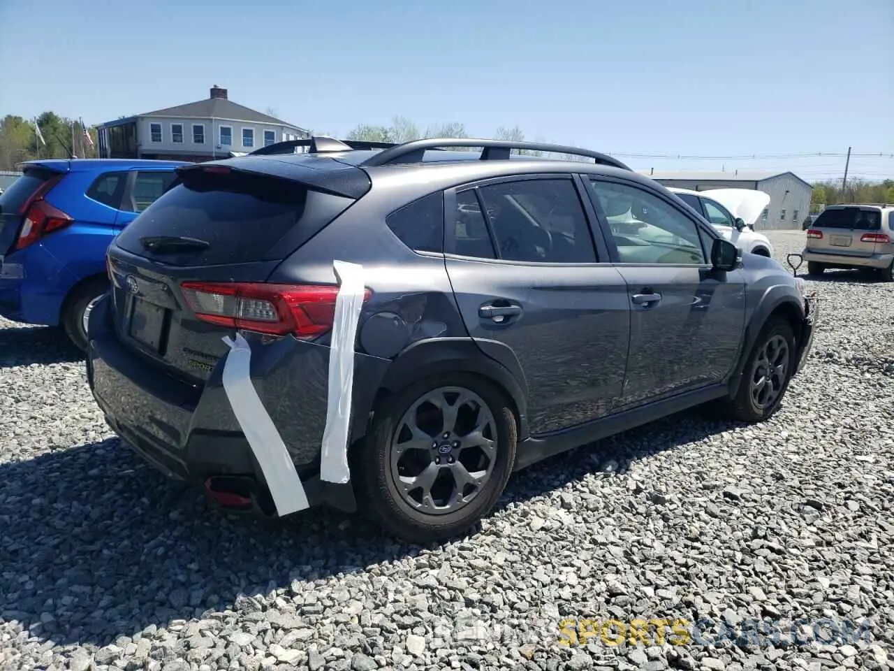 3 fotografías del automóvil dañado JF2GTHSC0PH274971 SUBARU CROSSTREK 2023