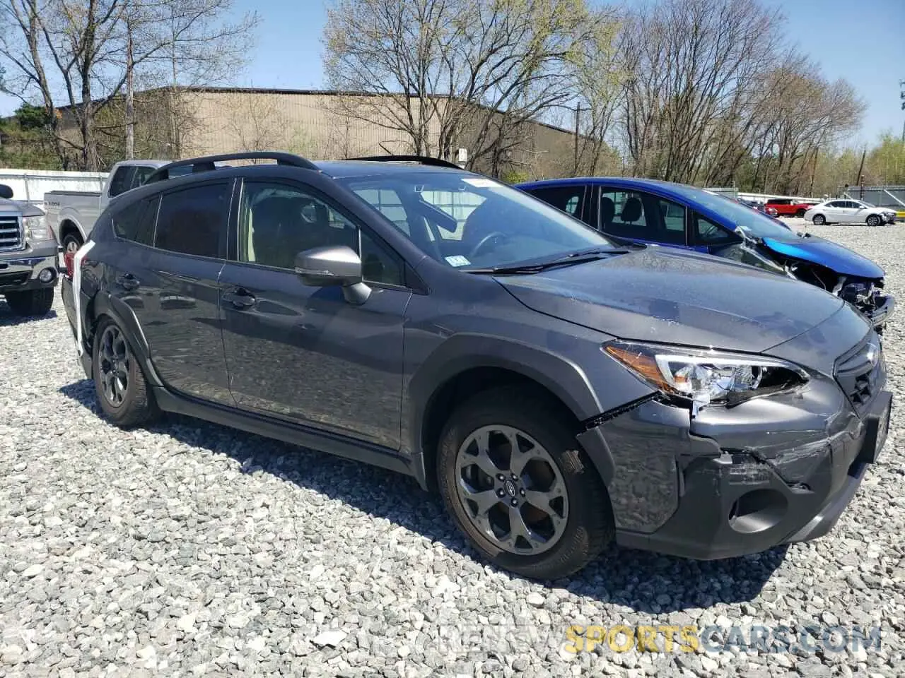 4 fotografías del automóvil dañado JF2GTHSC0PH274971 SUBARU CROSSTREK 2023