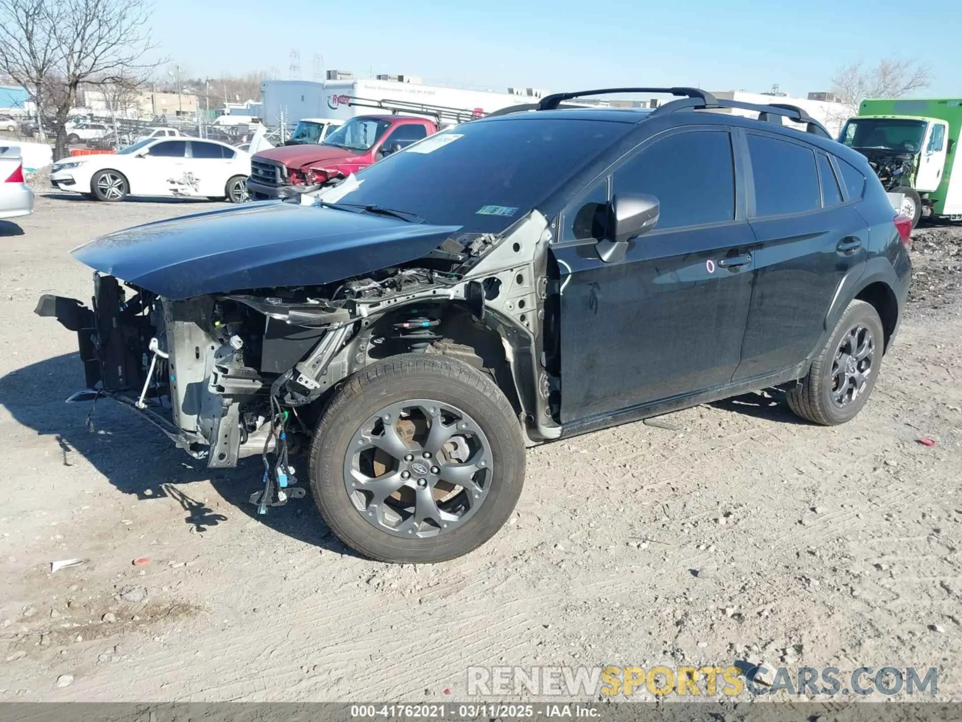 2 fotografías del automóvil dañado JF2GTHSC2PH270291 SUBARU CROSSTREK 2023