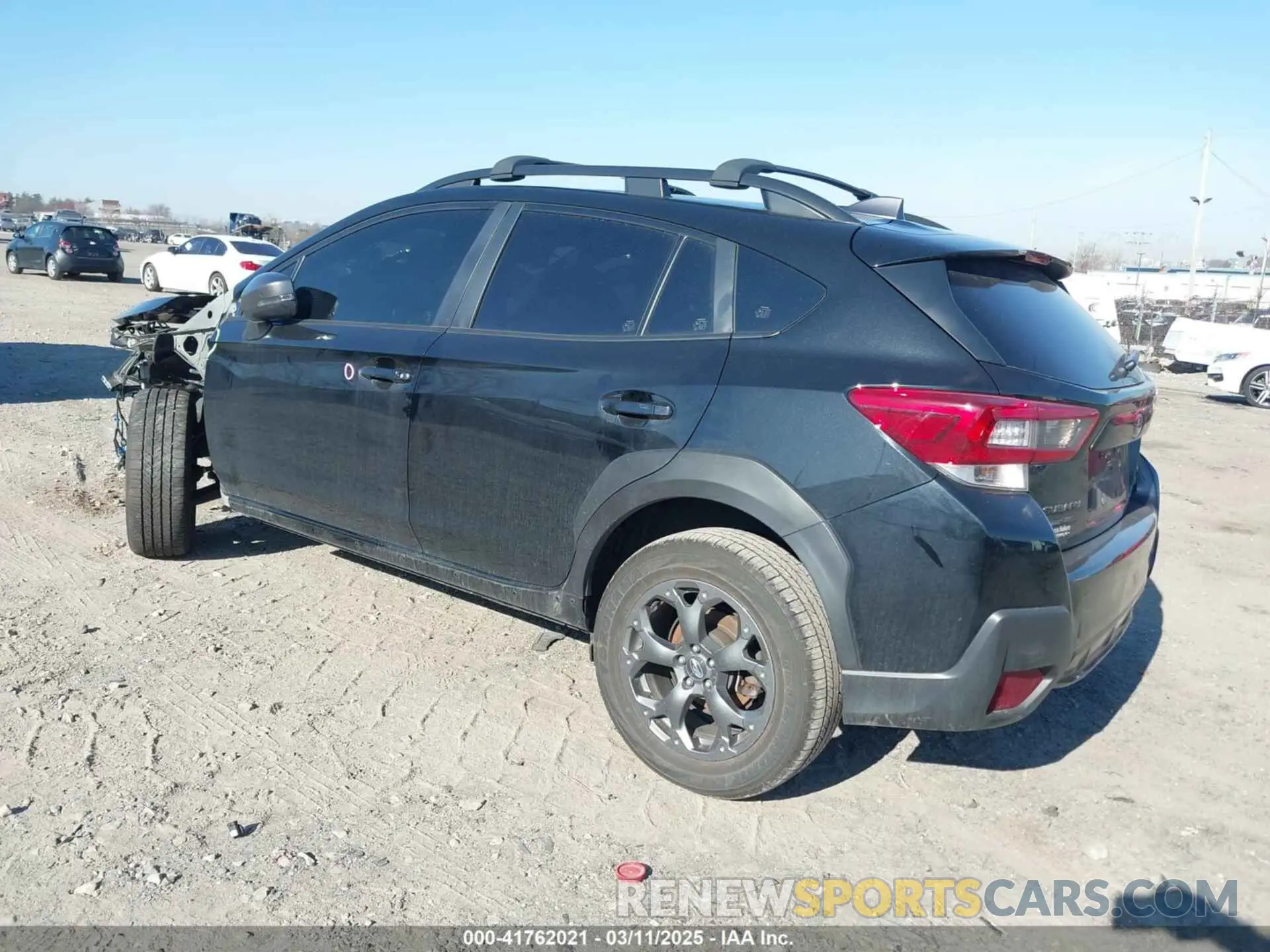 3 fotografías del automóvil dañado JF2GTHSC2PH270291 SUBARU CROSSTREK 2023