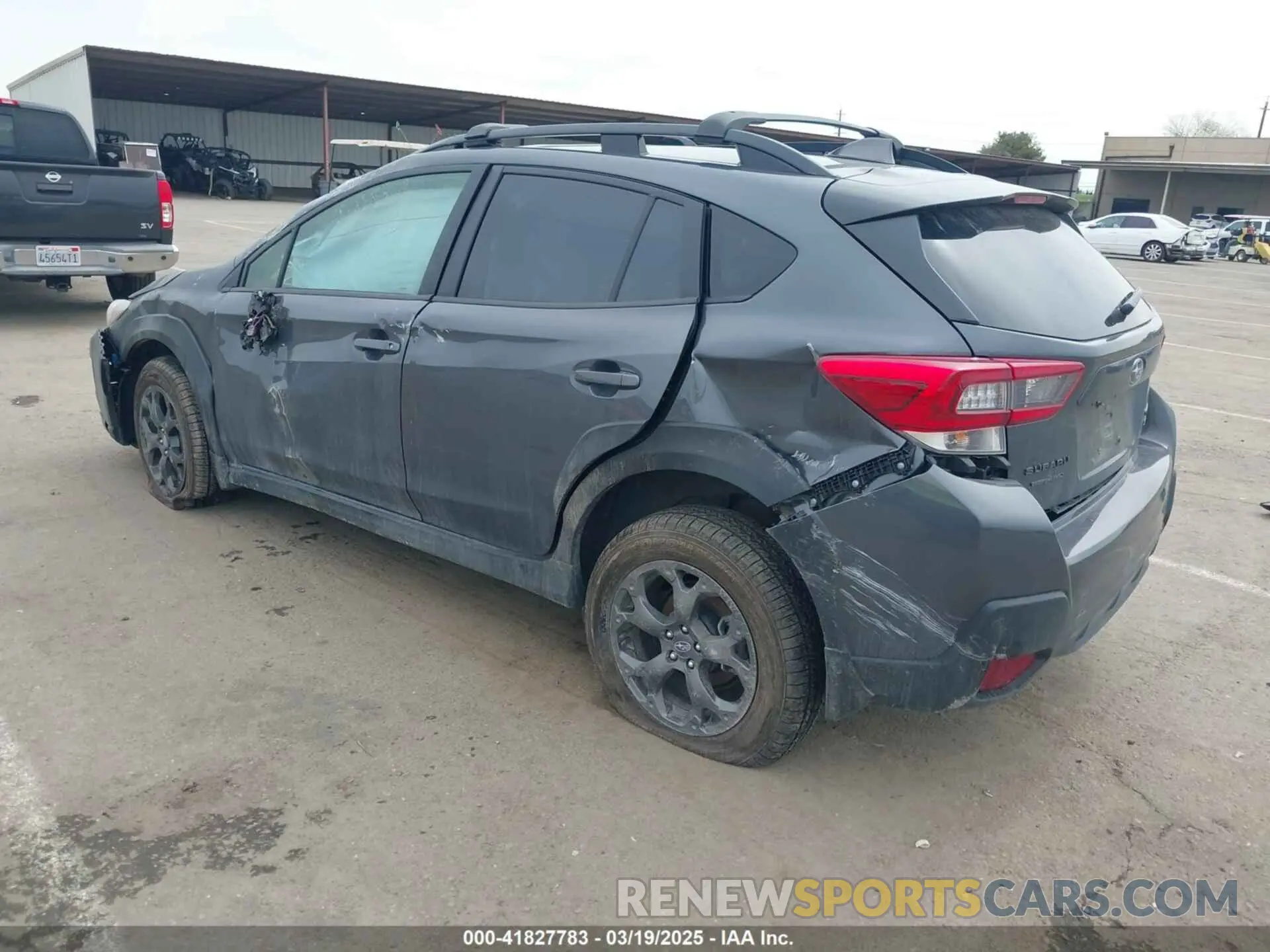 3 fotografías del automóvil dañado JF2GTHSC3PH279405 SUBARU CROSSTREK 2023