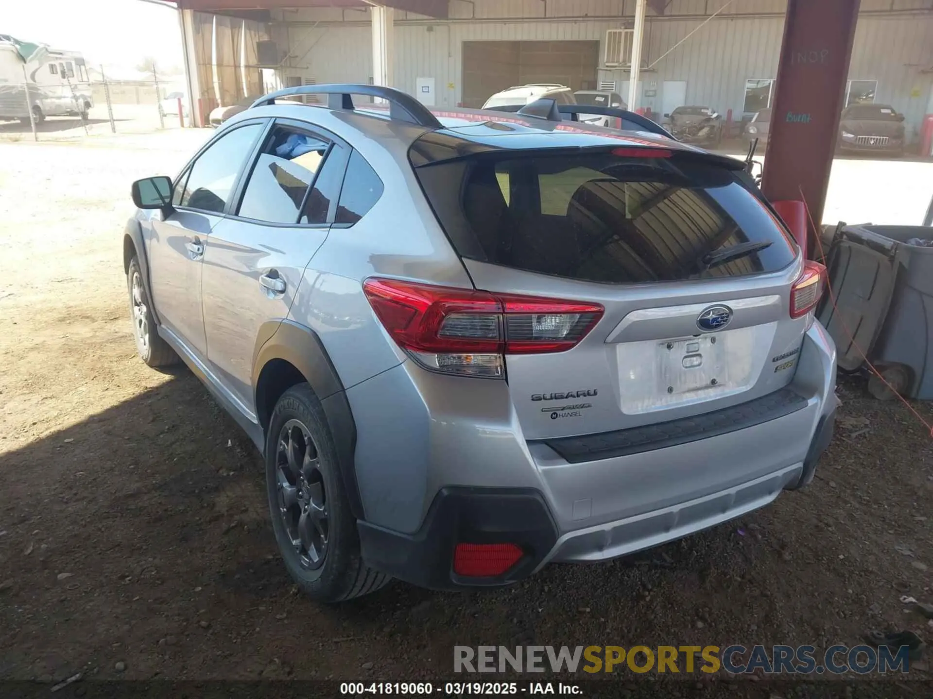3 fotografías del automóvil dañado JF2GTHSC8PH236212 SUBARU CROSSTREK 2023