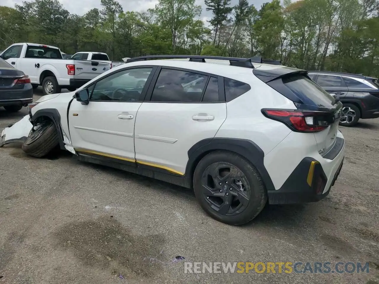 2 fotografías del automóvil dañado 4S4GUHF60R3831065 SUBARU CROSSTREK 2024