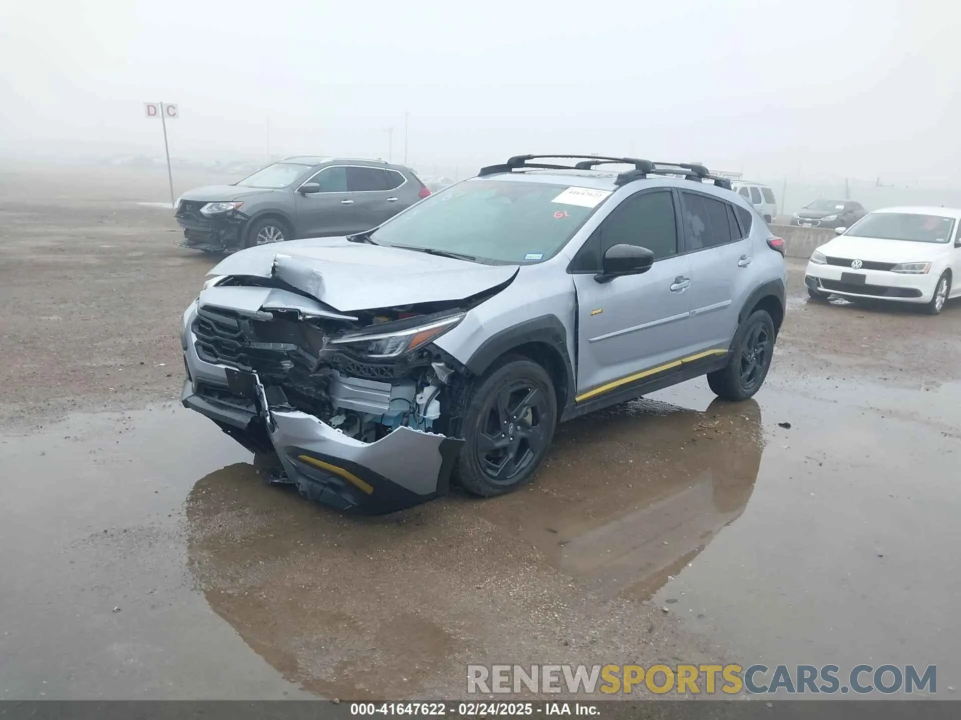 2 fotografías del automóvil dañado 4S4GUHF61R3710173 SUBARU CROSSTREK 2024