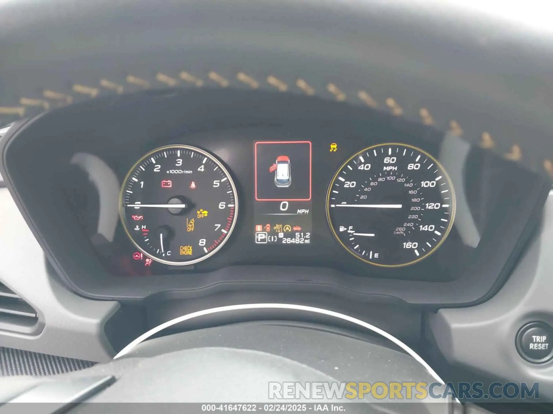 7 fotografías del automóvil dañado 4S4GUHF61R3710173 SUBARU CROSSTREK 2024