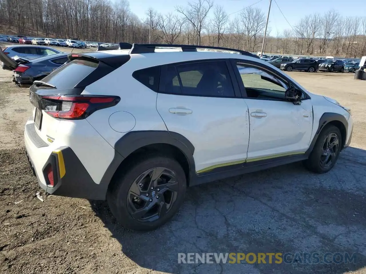 3 fotografías del automóvil dañado 4S4GUHF61R3815022 SUBARU CROSSTREK 2024