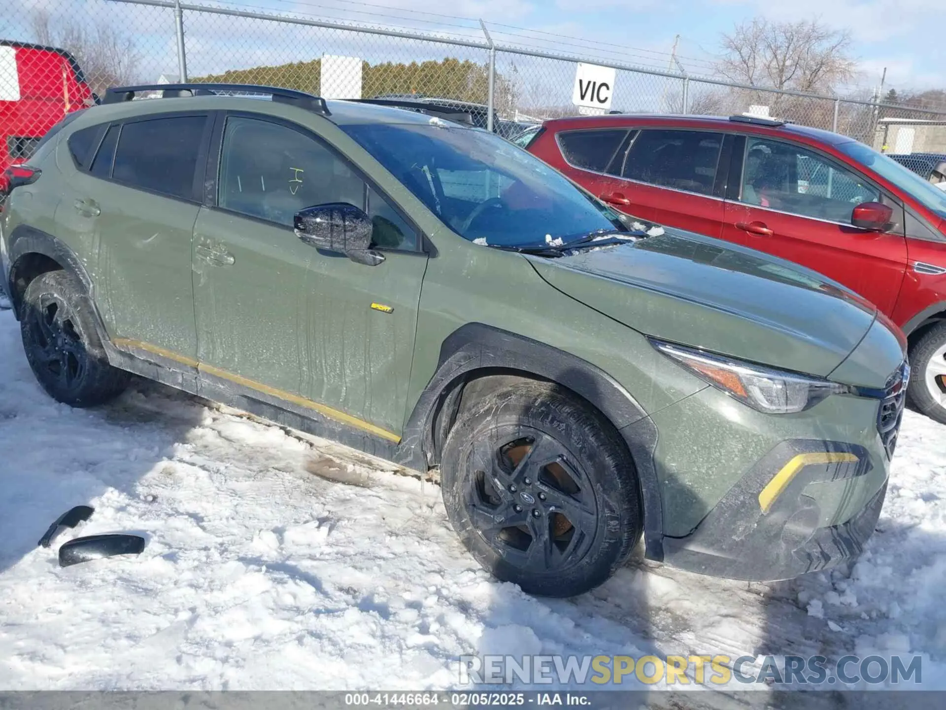 1 fotografías del automóvil dañado 4S4GUHF63R3741358 SUBARU CROSSTREK 2024