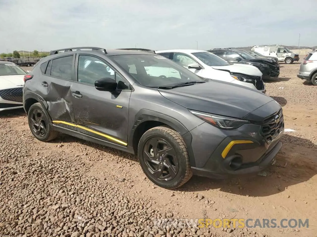 4 fotografías del automóvil dañado 4S4GUHF63R3749718 SUBARU CROSSTREK 2024