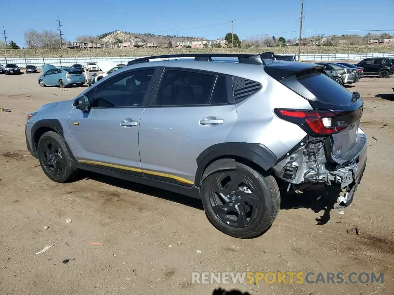 2 fotografías del automóvil dañado 4S4GUHF64R3768682 SUBARU CROSSTREK 2024