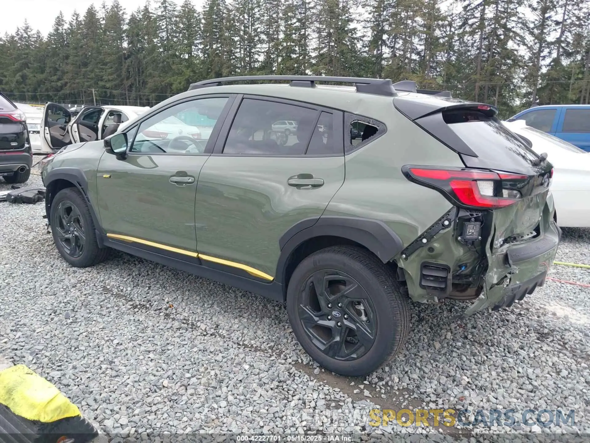 3 fotografías del automóvil dañado 4S4GUHF64R3779617 SUBARU CROSSTREK 2024