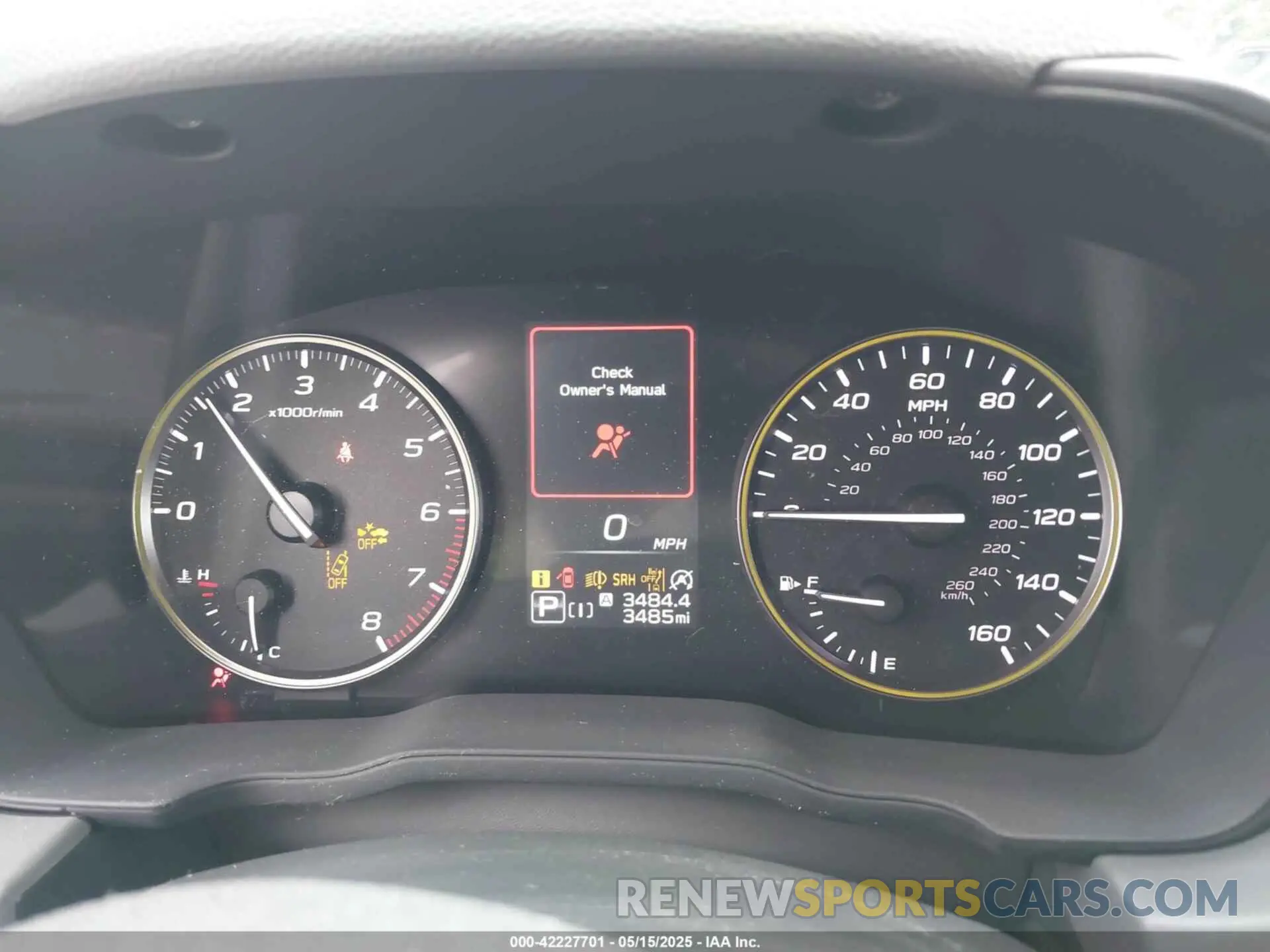7 fotografías del automóvil dañado 4S4GUHF64R3779617 SUBARU CROSSTREK 2024