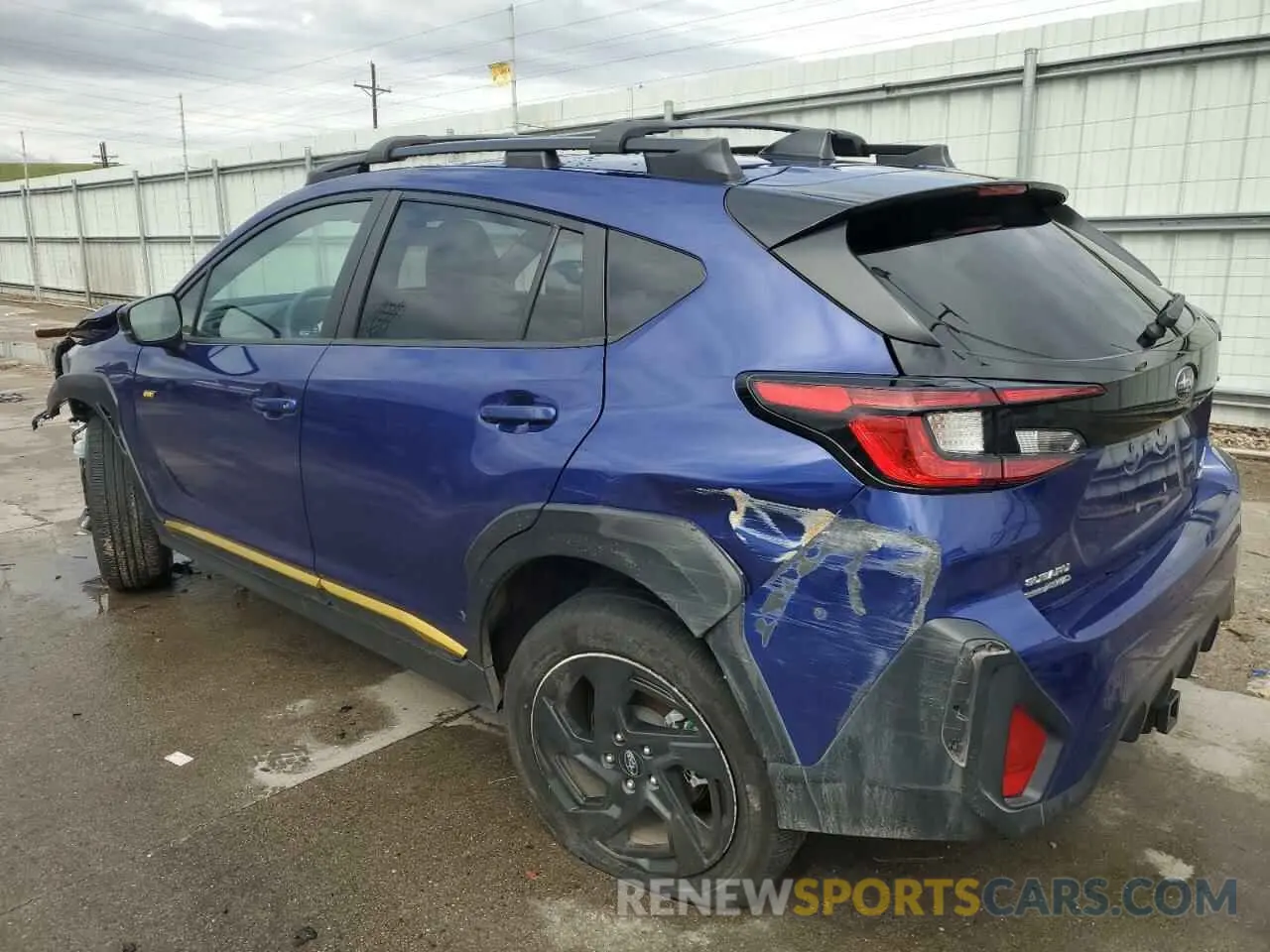 2 fotografías del automóvil dañado 4S4GUHF65R3720088 SUBARU CROSSTREK 2024