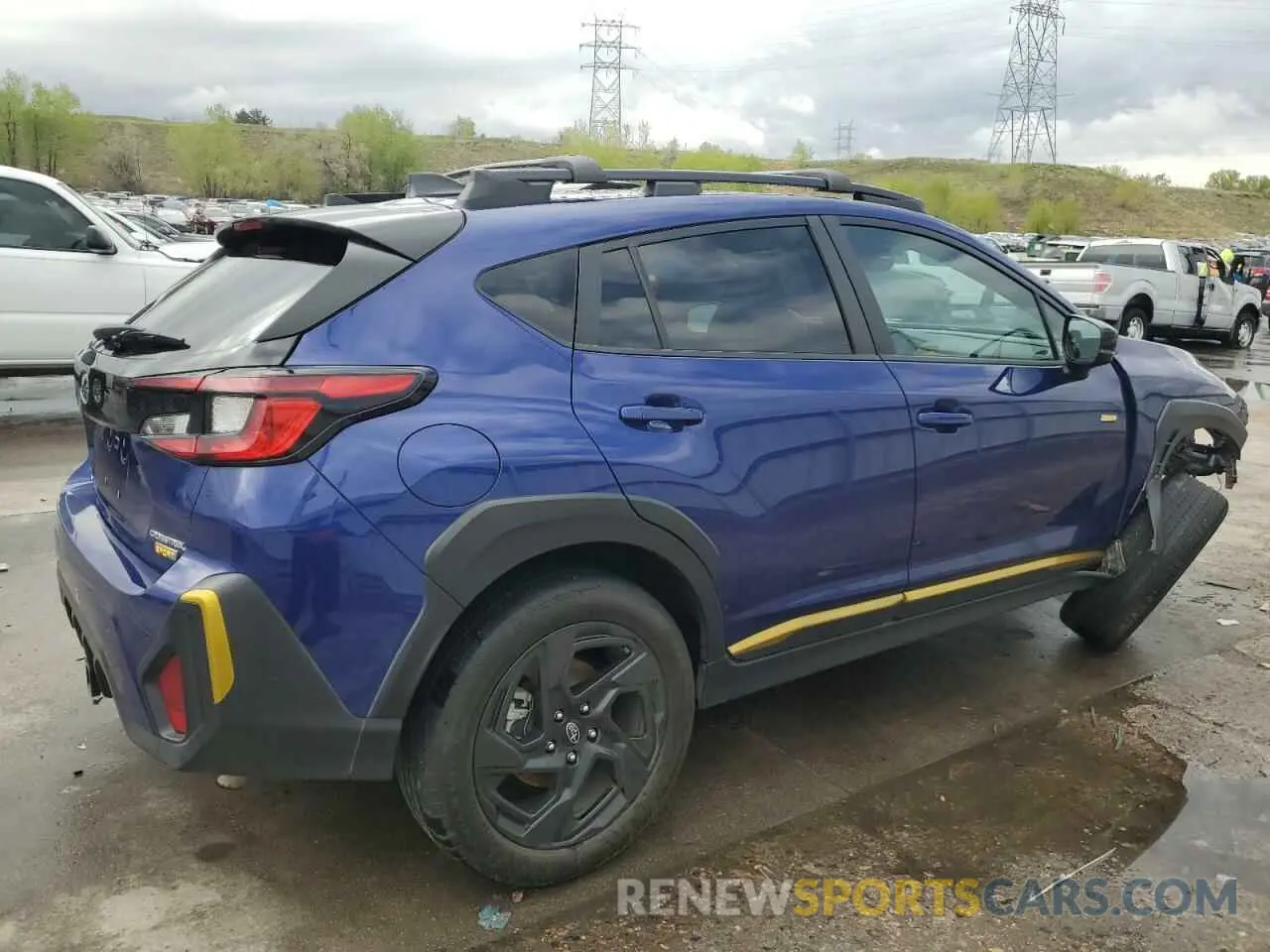 3 fotografías del automóvil dañado 4S4GUHF65R3720088 SUBARU CROSSTREK 2024