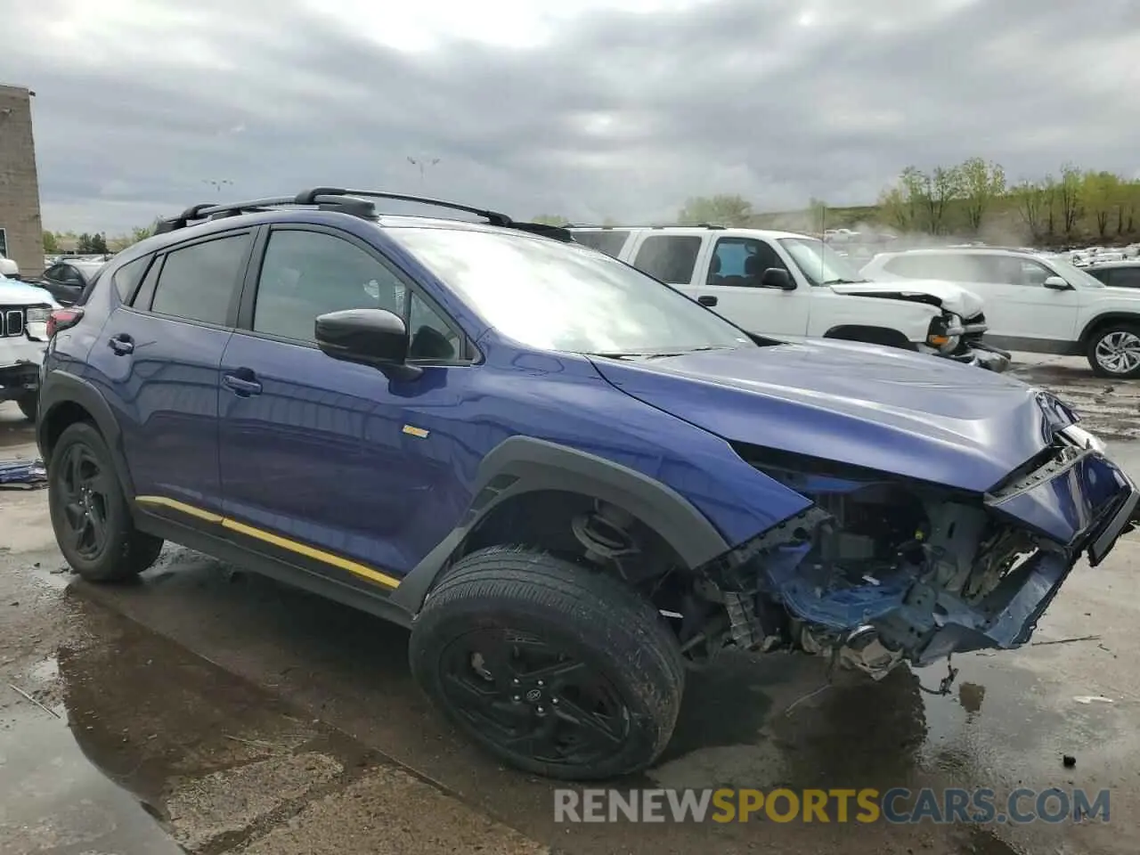 4 fotografías del automóvil dañado 4S4GUHF65R3720088 SUBARU CROSSTREK 2024
