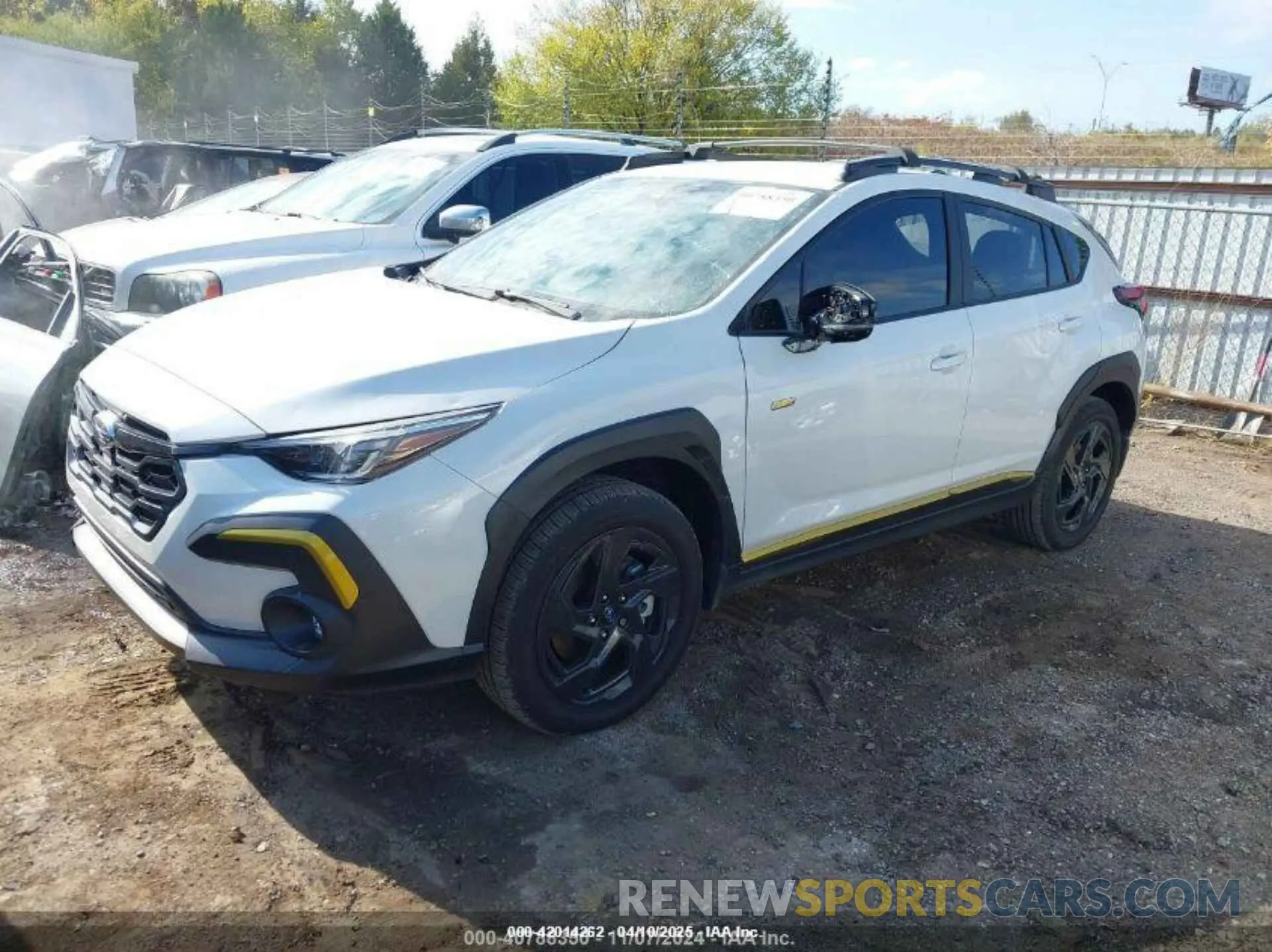 2 fotografías del automóvil dañado 4S4GUHF65R3808073 SUBARU CROSSTREK 2024