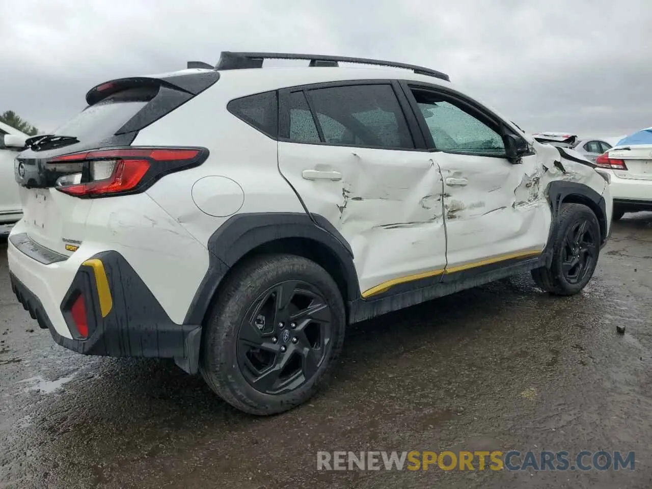 3 fotografías del automóvil dañado 4S4GUHF65R3842952 SUBARU CROSSTREK 2024