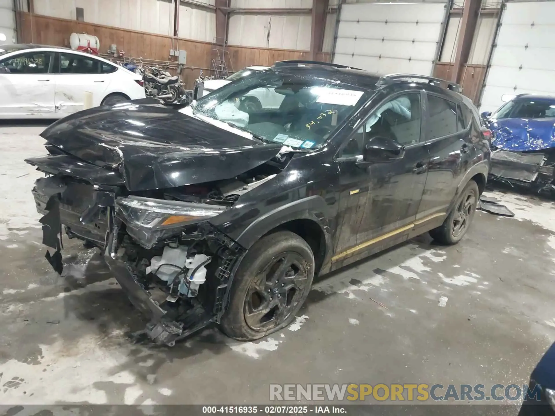 2 fotografías del automóvil dañado 4S4GUHF66R3759255 SUBARU CROSSTREK 2024