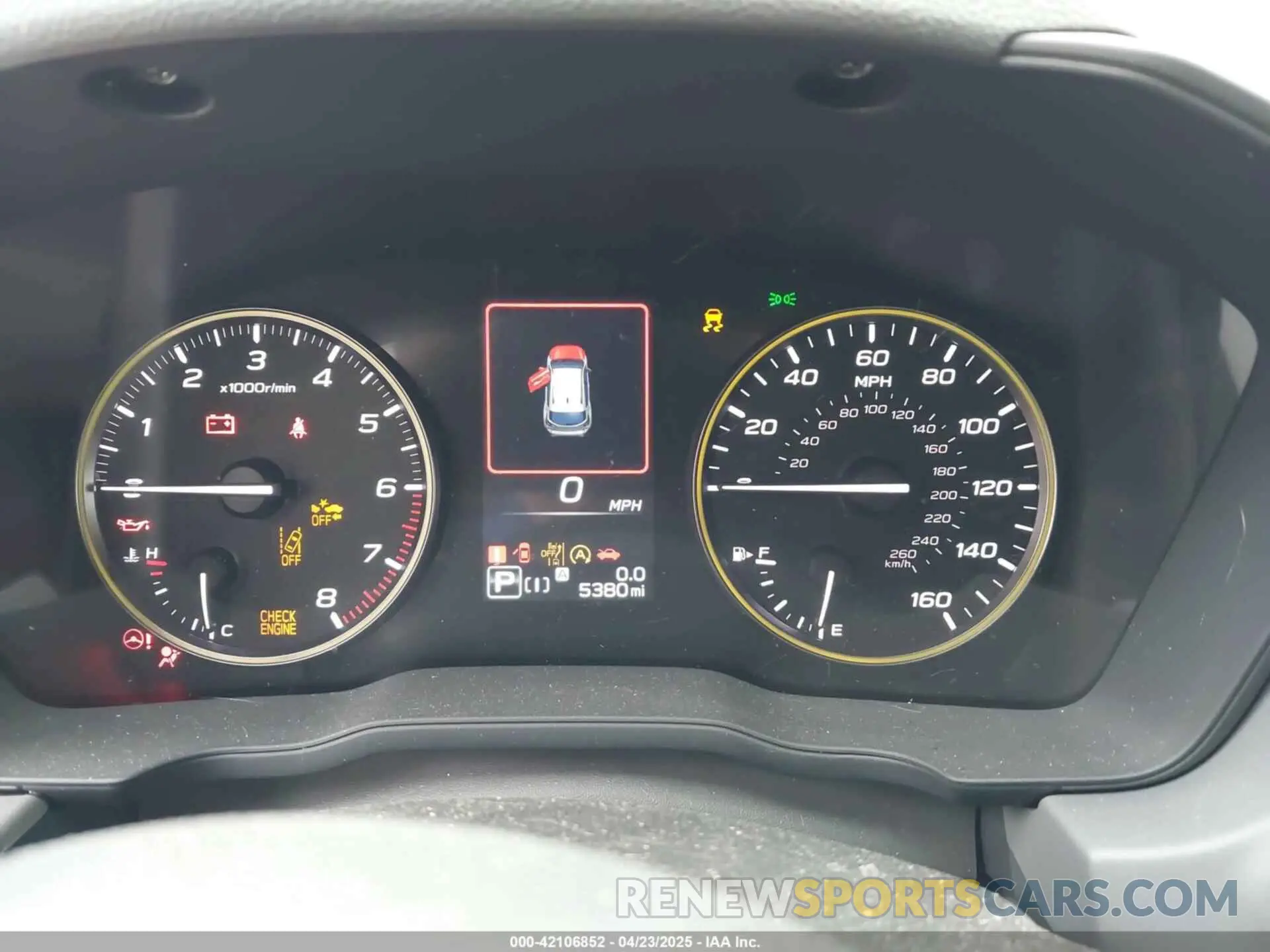 7 fotografías del automóvil dañado 4S4GUHF66R3834729 SUBARU CROSSTREK 2024
