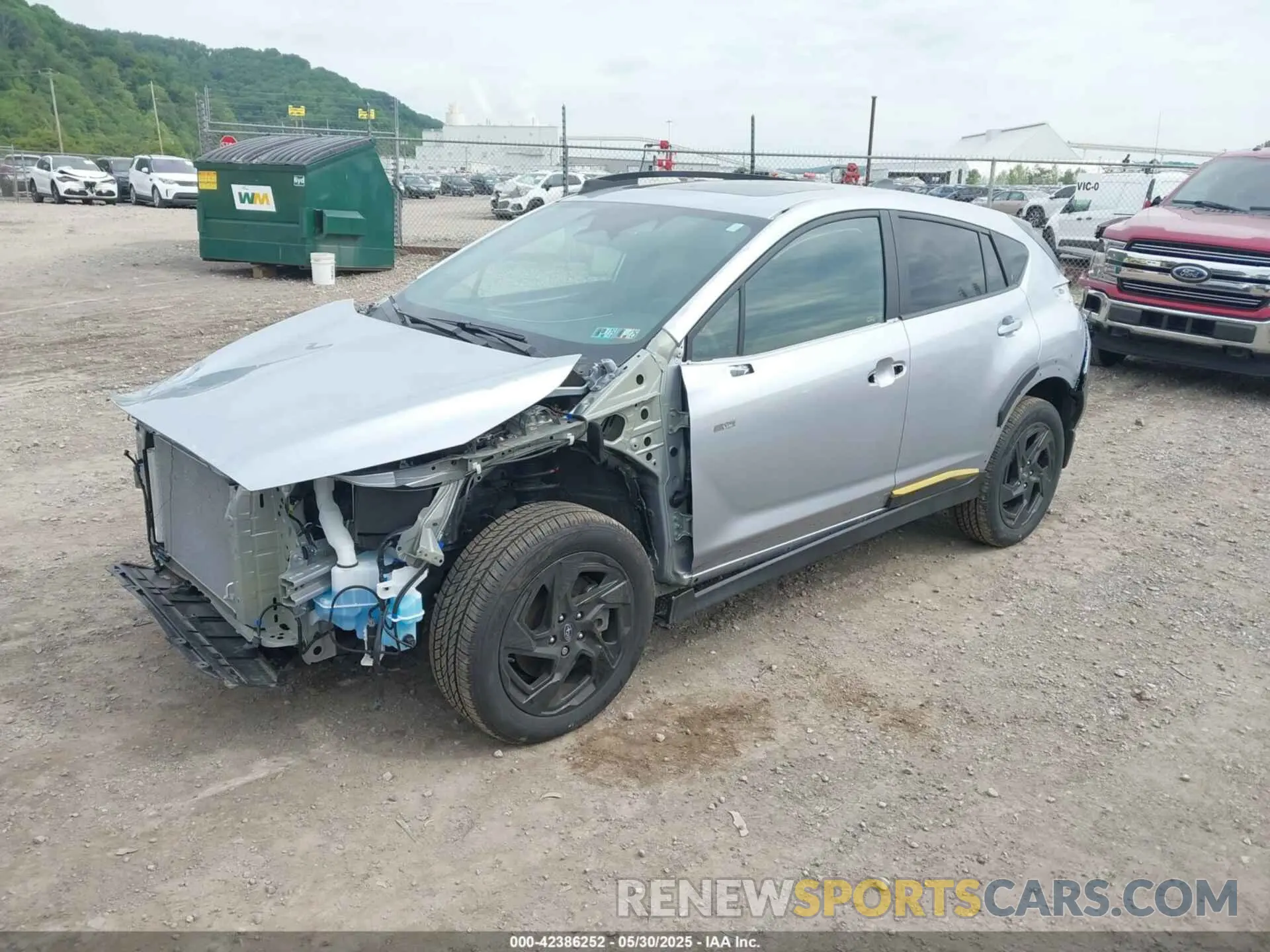 2 fotografías del automóvil dañado 4S4GUHF67R3819513 SUBARU CROSSTREK 2024