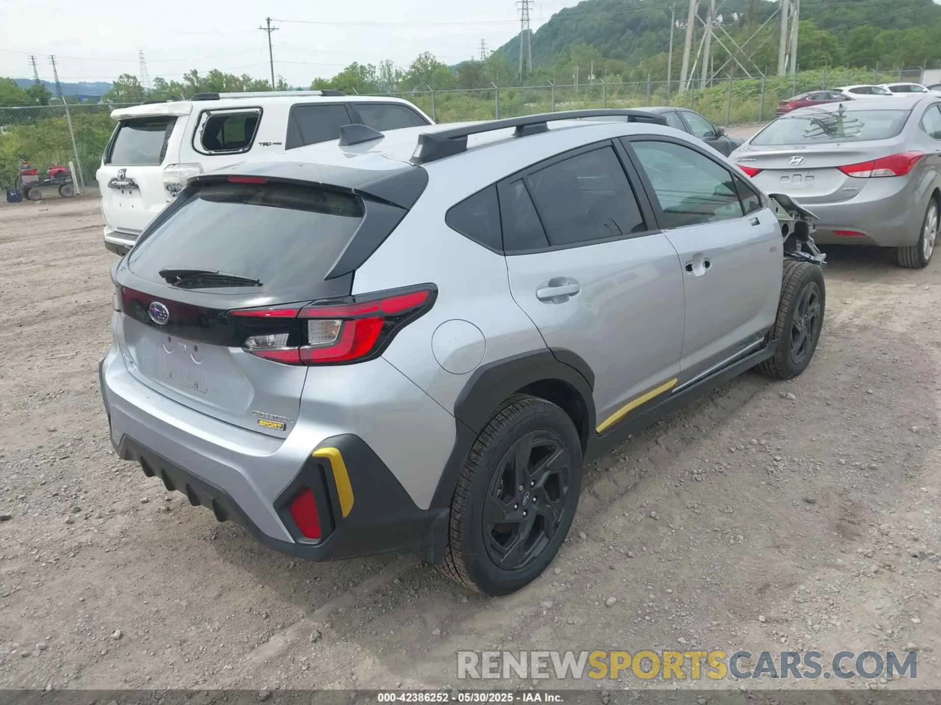 4 fotografías del automóvil dañado 4S4GUHF67R3819513 SUBARU CROSSTREK 2024