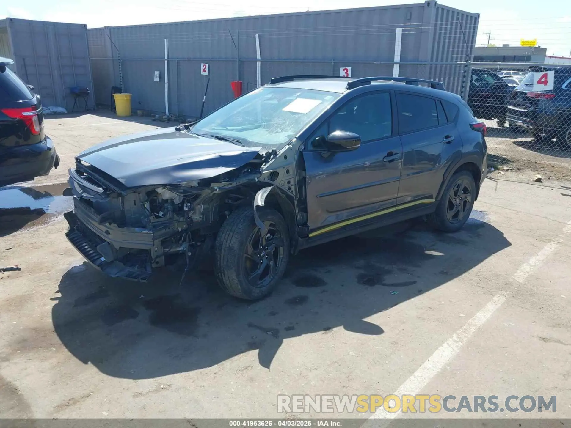 2 fotografías del automóvil dañado 4S4GUHF68R3704404 SUBARU CROSSTREK 2024
