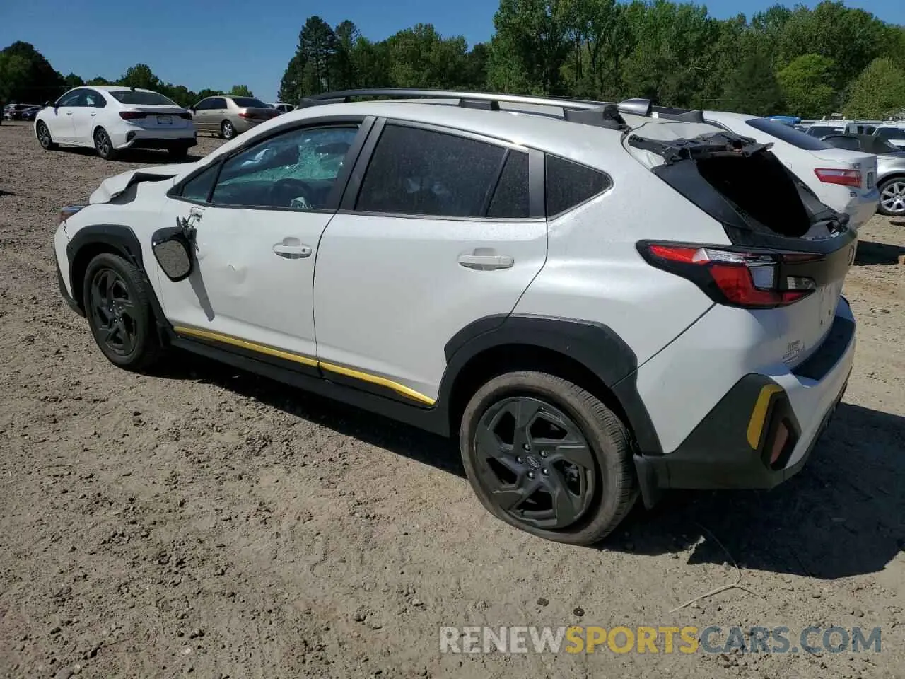 2 fotografías del automóvil dañado 4S4GUHF6XR3743821 SUBARU CROSSTREK 2024