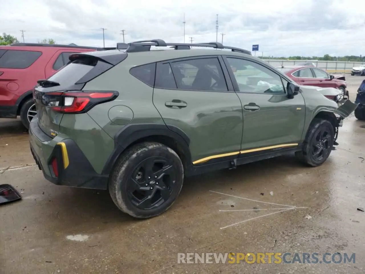 3 fotografías del automóvil dañado 4S4GUHF6XR3807422 SUBARU CROSSTREK 2024