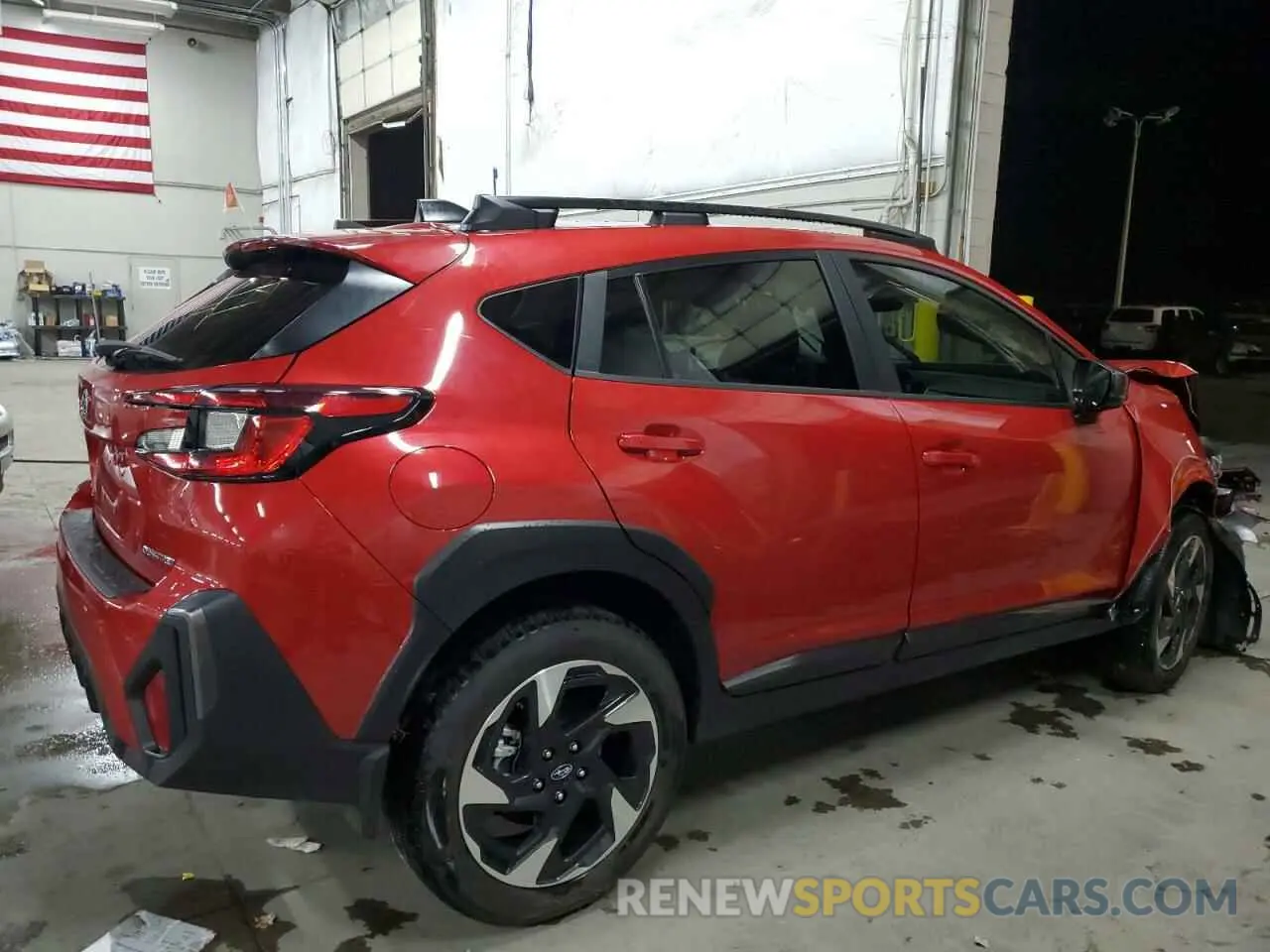 3 fotografías del automóvil dañado 4S4GUHL60R3789078 SUBARU CROSSTREK 2024