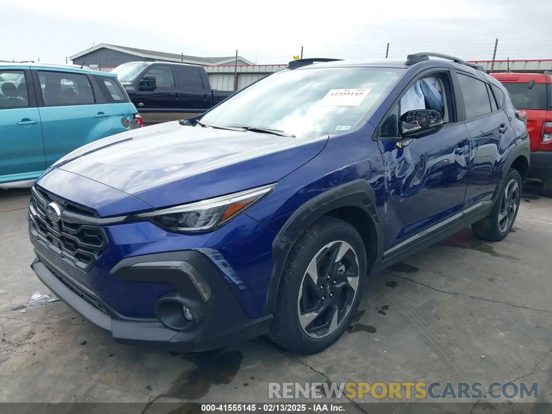2 fotografías del automóvil dañado 4S4GUHL62R3810075 SUBARU CROSSTREK 2024