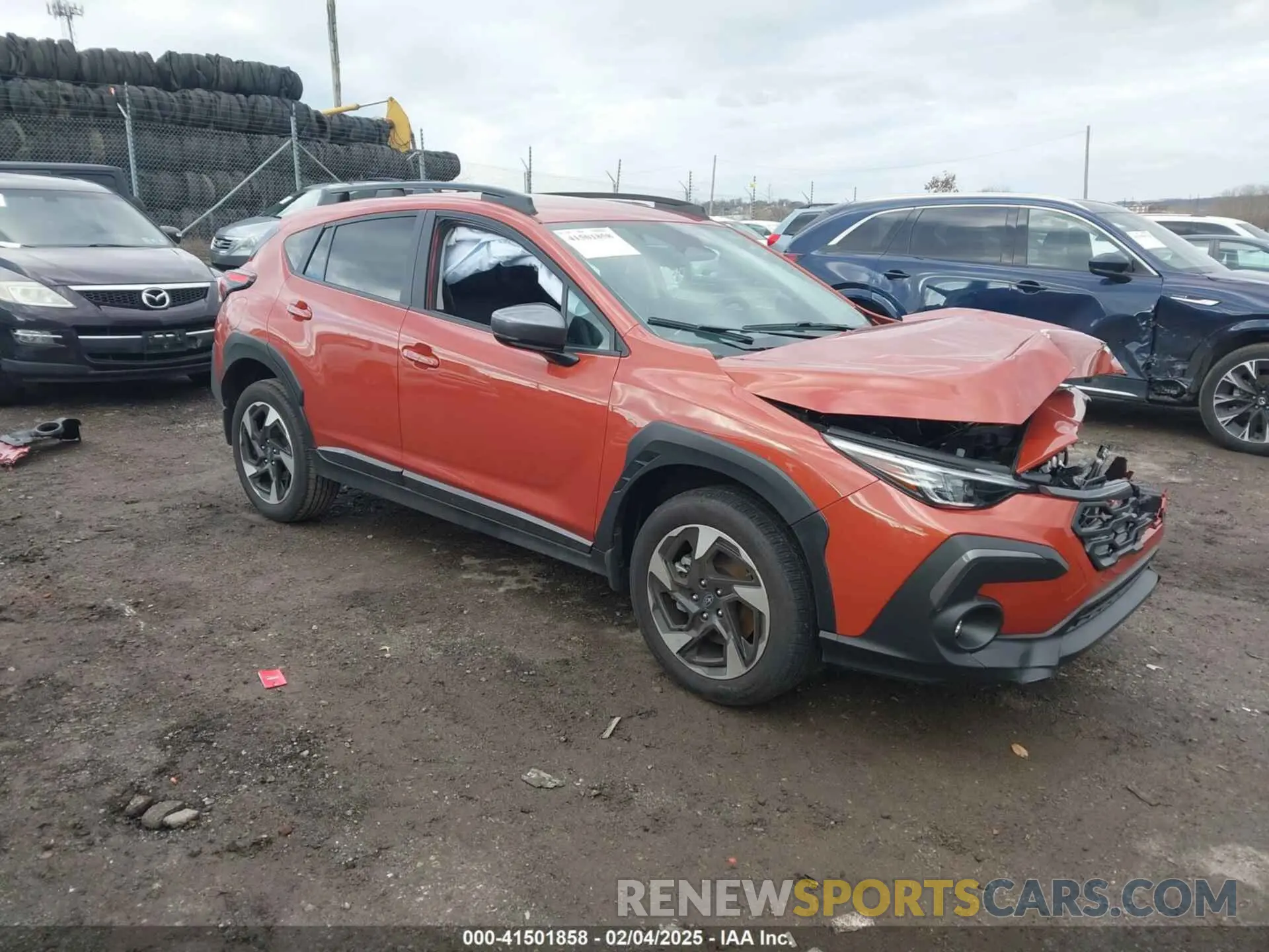 1 fotografías del automóvil dañado 4S4GUHL63R3820579 SUBARU CROSSTREK 2024