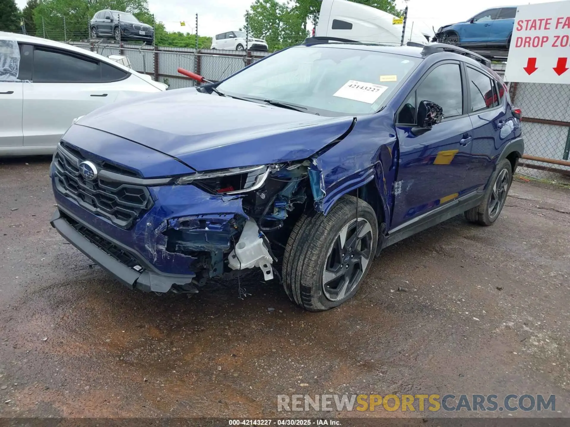2 fotografías del automóvil dañado 4S4GUHL68R3811375 SUBARU CROSSTREK 2024