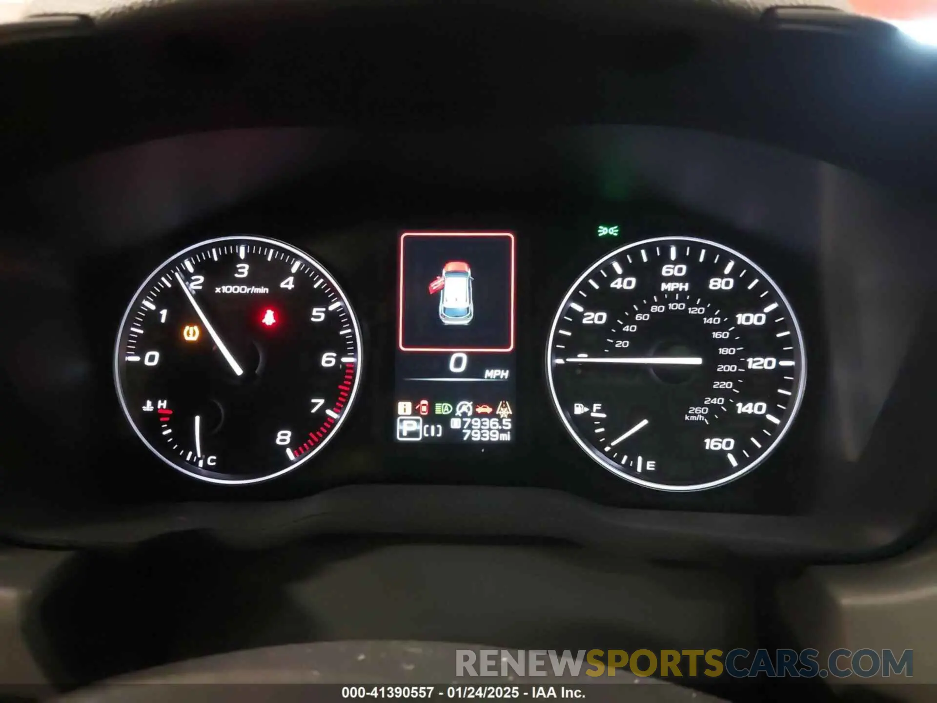 7 fotografías del automóvil dañado 4S4GUHL69R3722785 SUBARU CROSSTREK 2024
