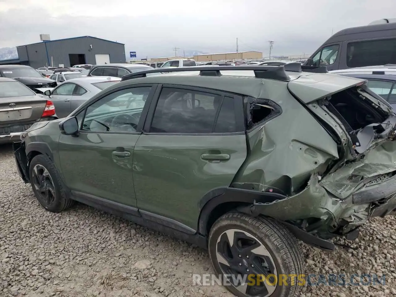 2 fotografías del automóvil dañado 4S4GUHM60R3817833 SUBARU CROSSTREK 2024