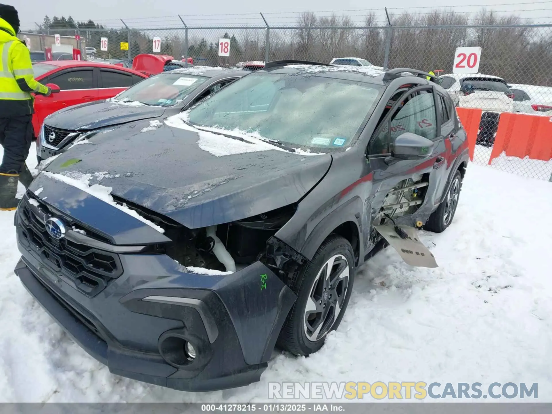 2 fotografías del automóvil dañado 4S4GUHM61R3708832 SUBARU CROSSTREK 2024